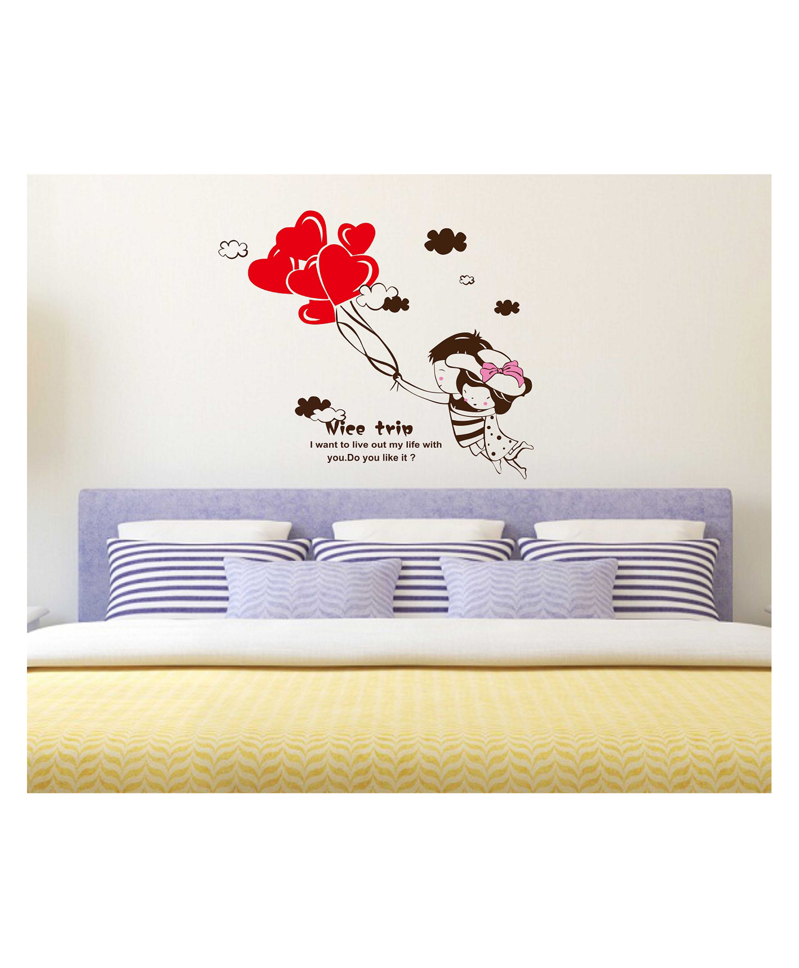 Wallstick Boy and Girl with Love wallstickers-picture-25