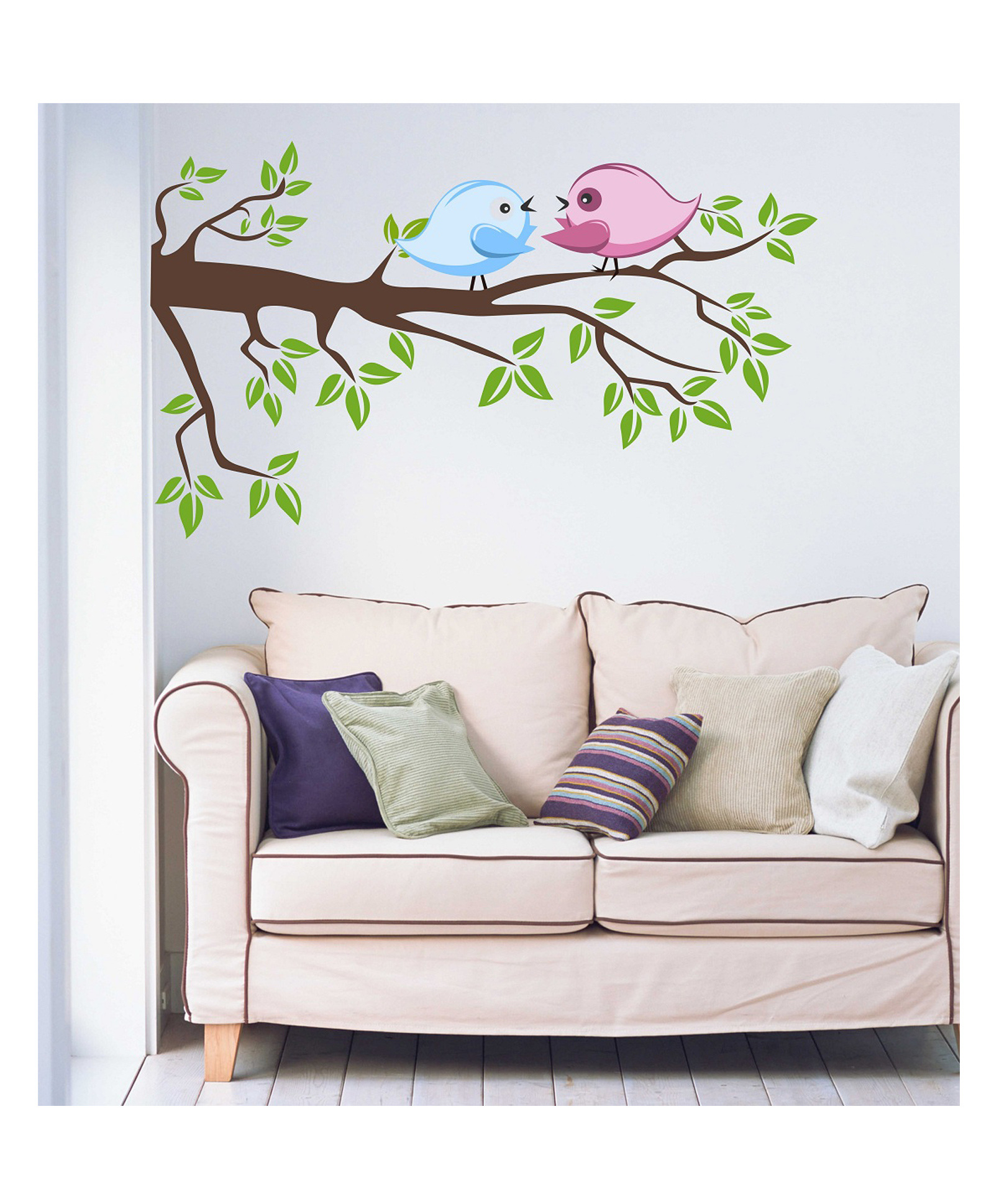 Wallstick Birds wth Branch wallstickers-picture-19
