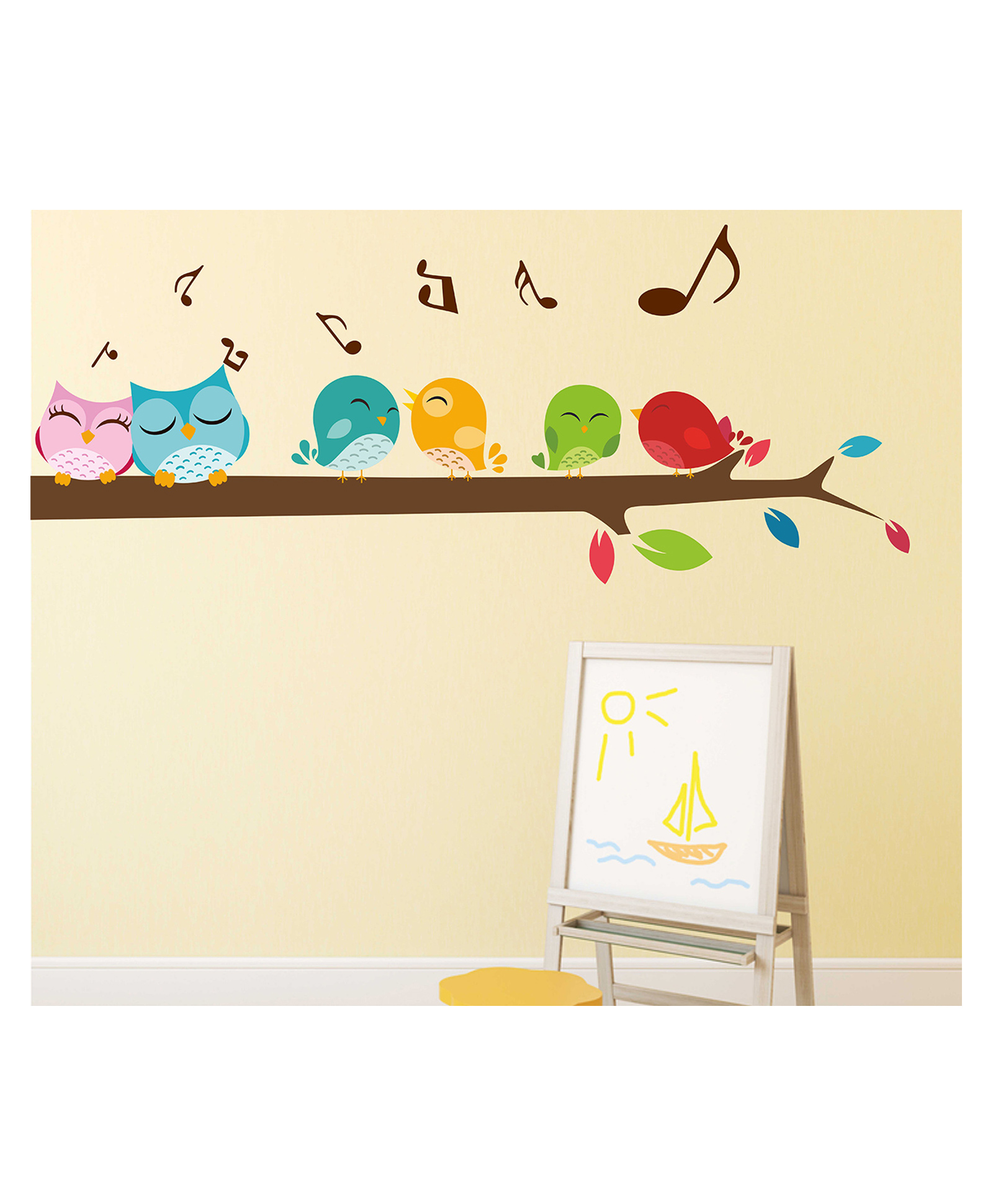 Wallstick Branch with Birds wall sticker Vinyl-picture-26