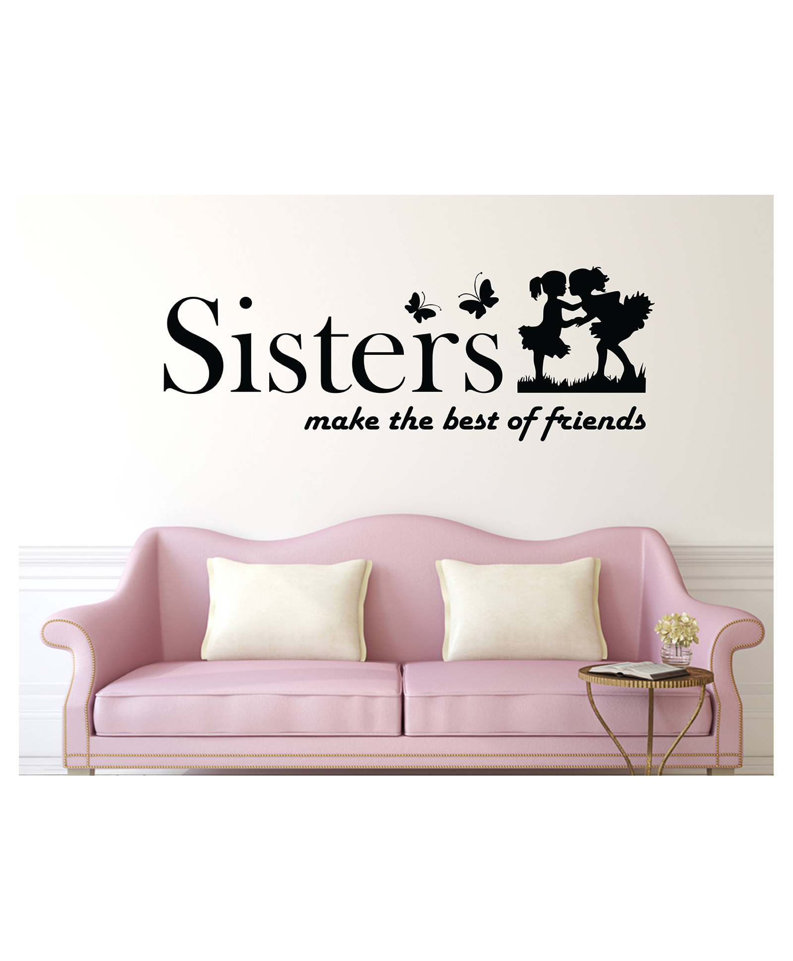 Wallstick Sisters with Quotes wallstickers Vinyl-image-44