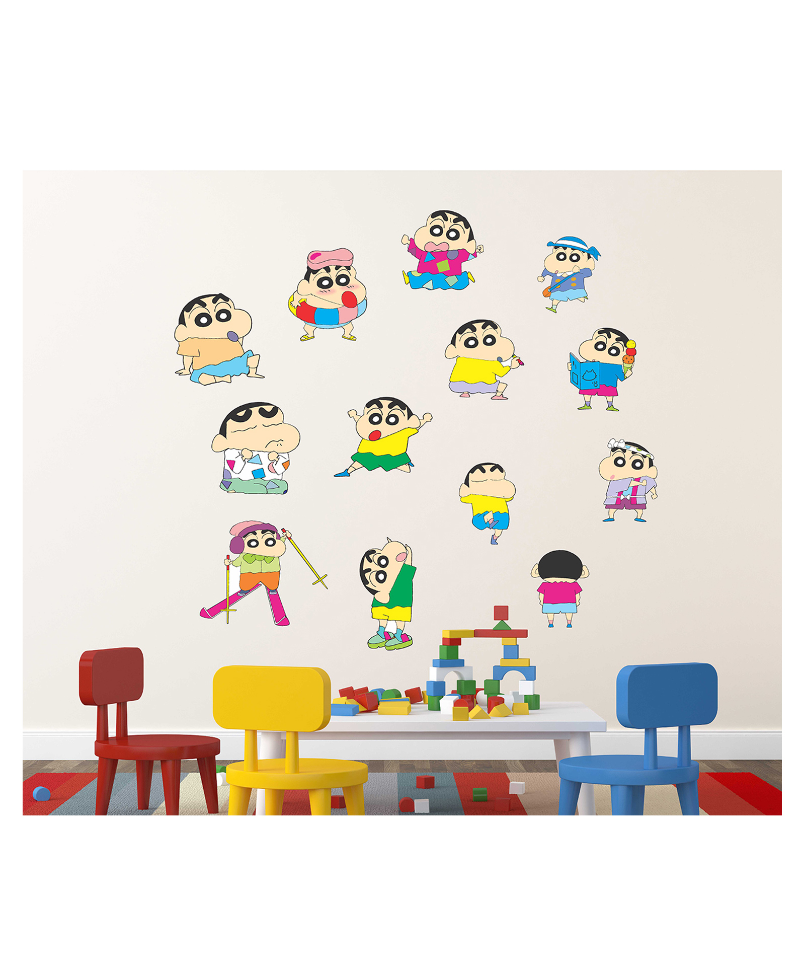 Wallstick Cute Cartoon Shin Chan wallsticker Vinyl-picture-14