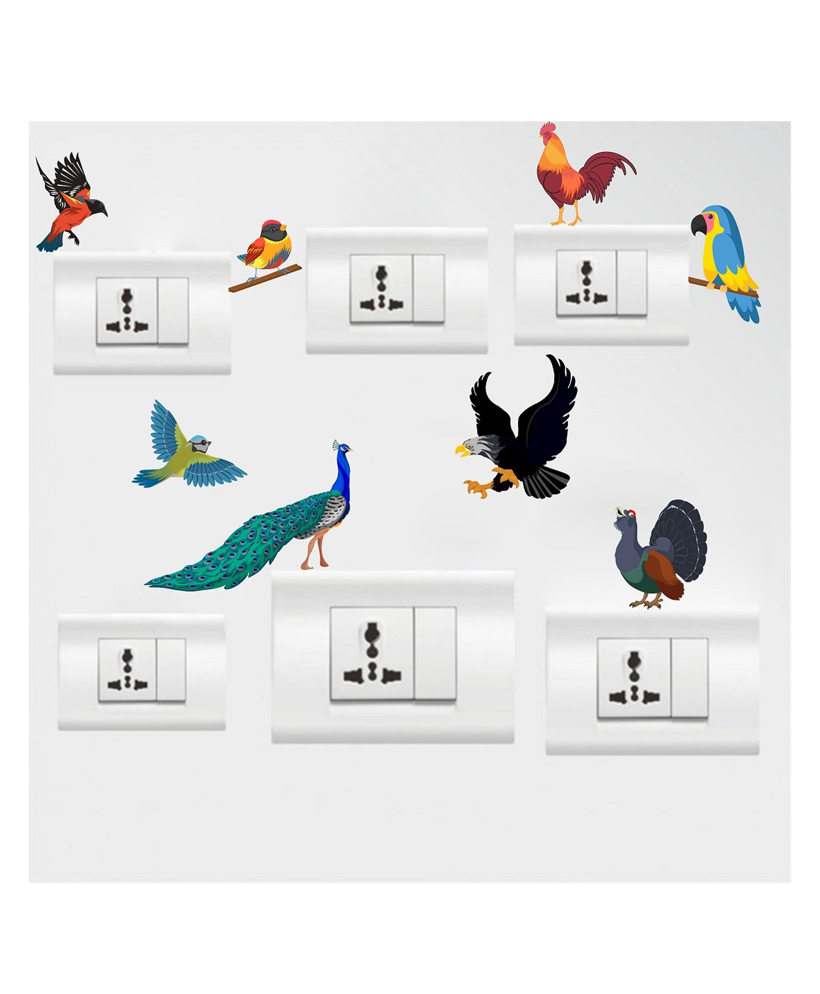 Wallstick Birds wallstickers Vinyl-image-21
