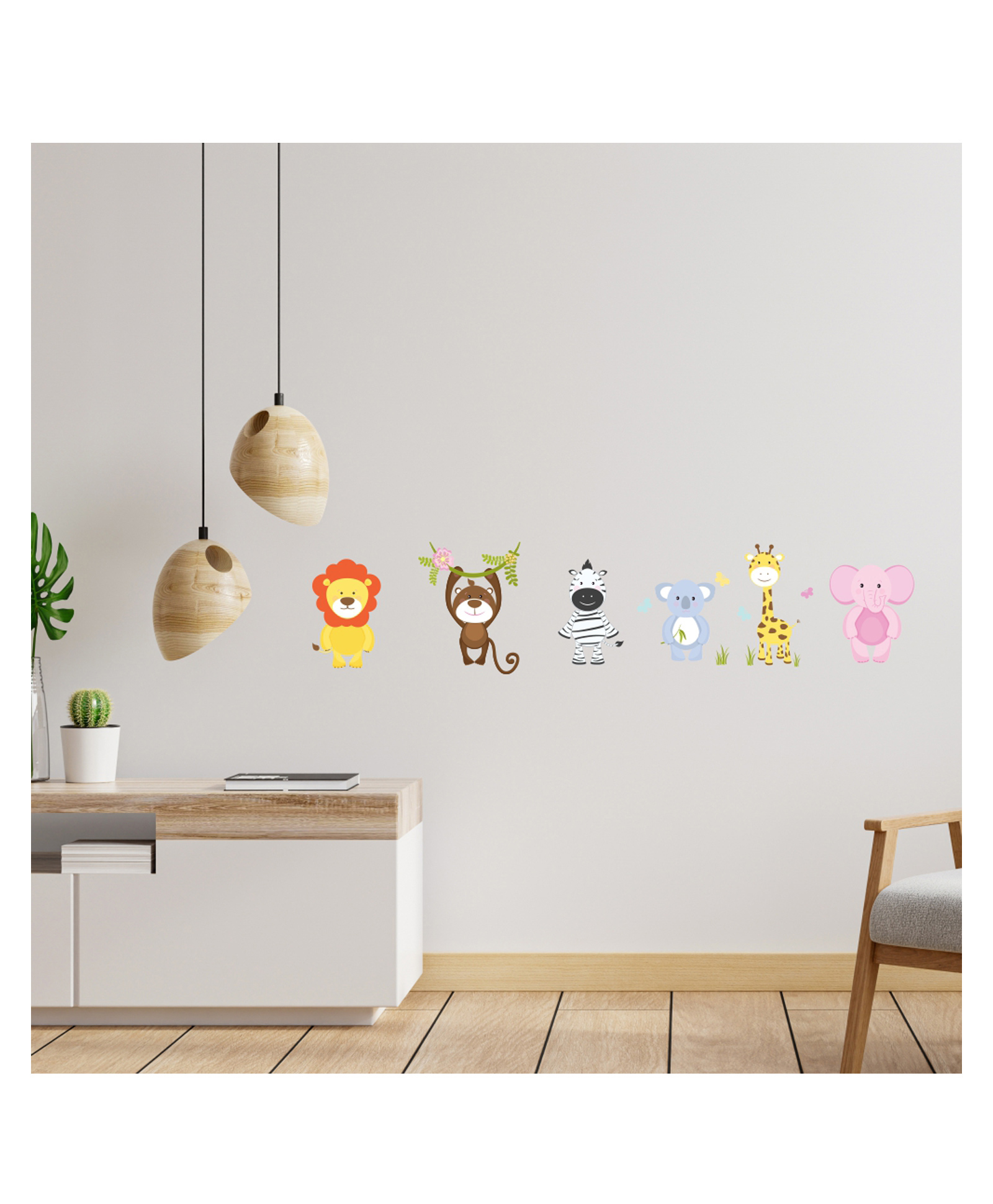 Wallstick Cute Animals Decorative Wallsticker-image-20