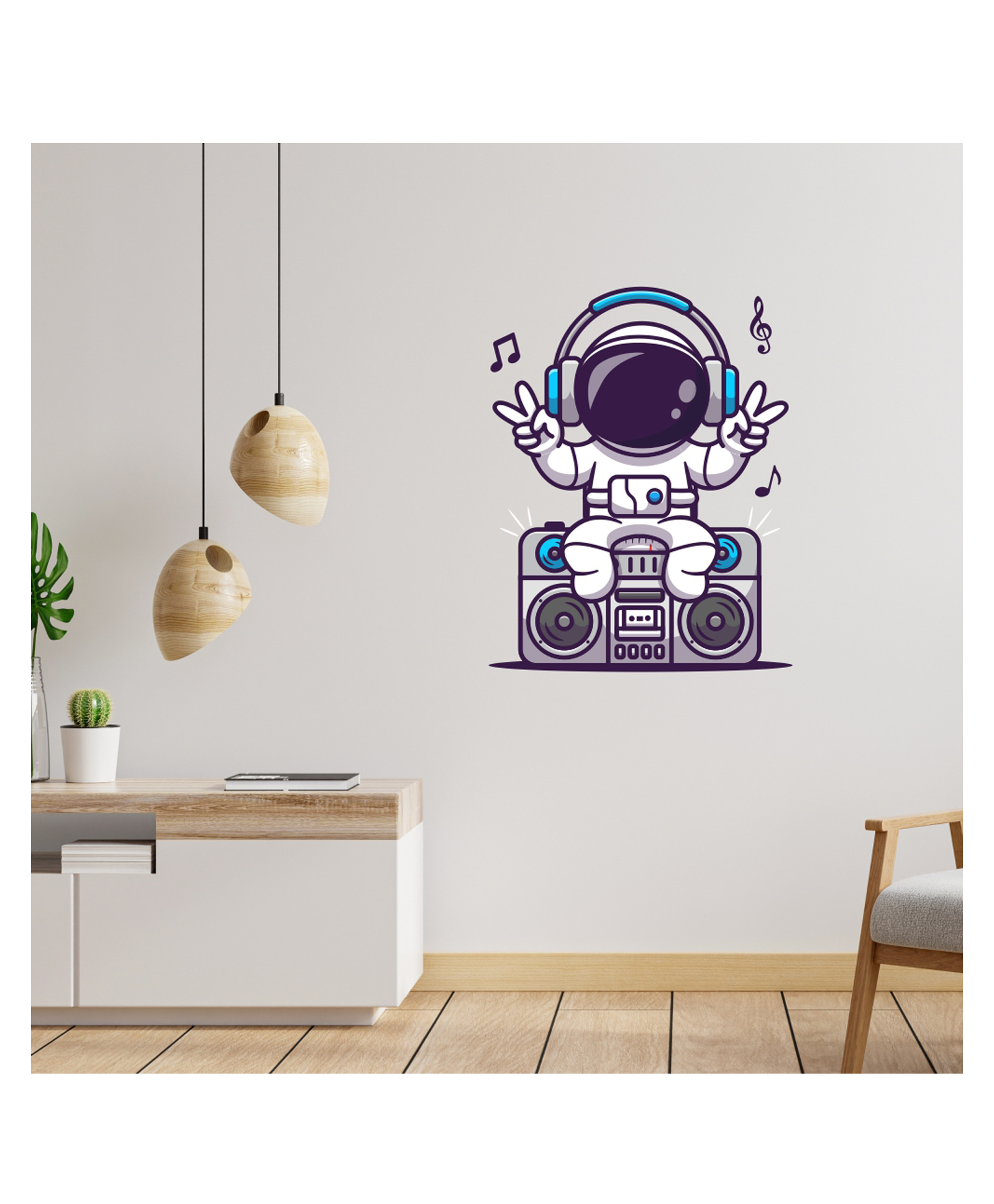 Wallstick Astronaut Decorative Wallsticker-image-39