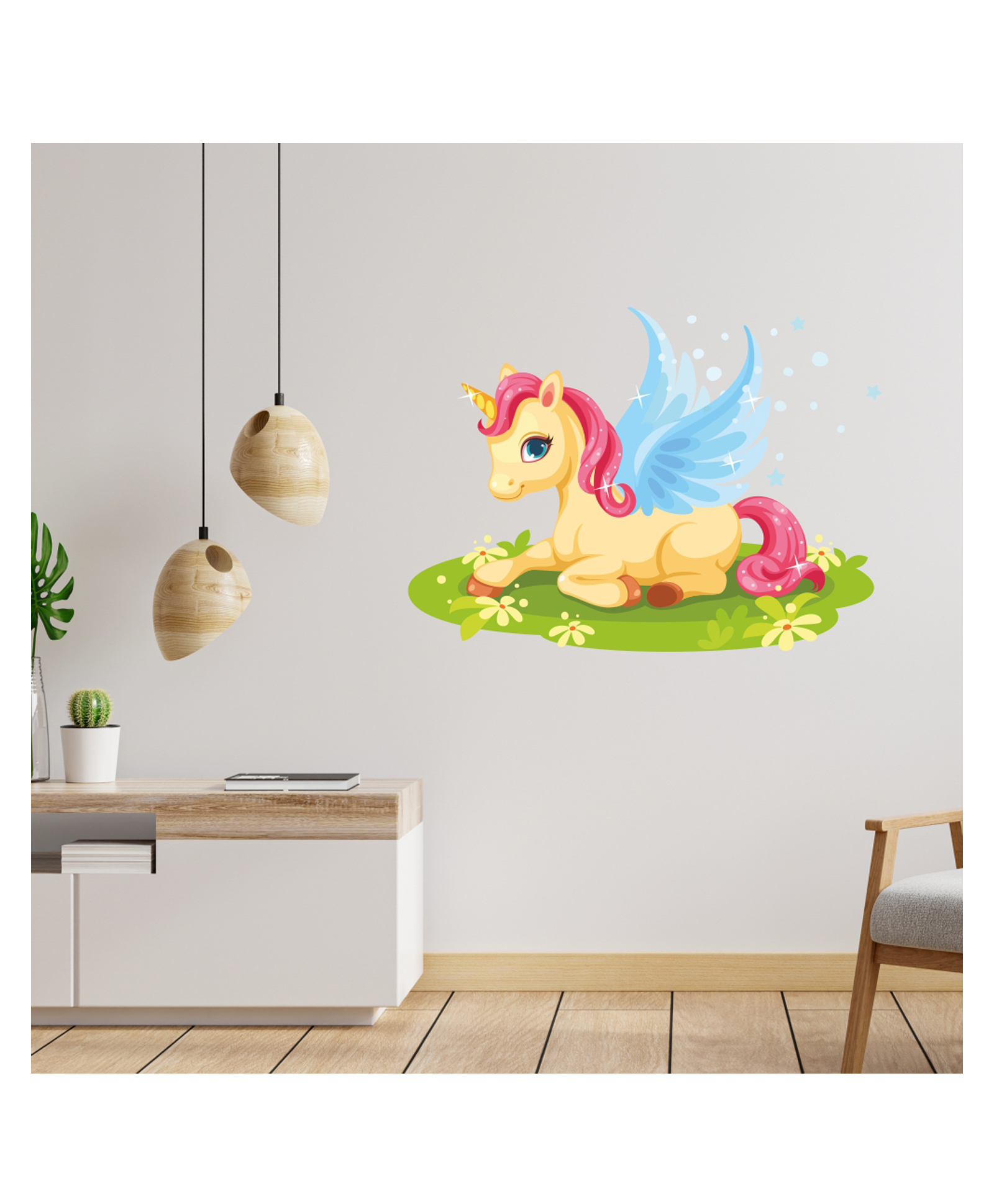 Wallstick Fantasy Animals Decorative Vinyl Wallsticker-image-42