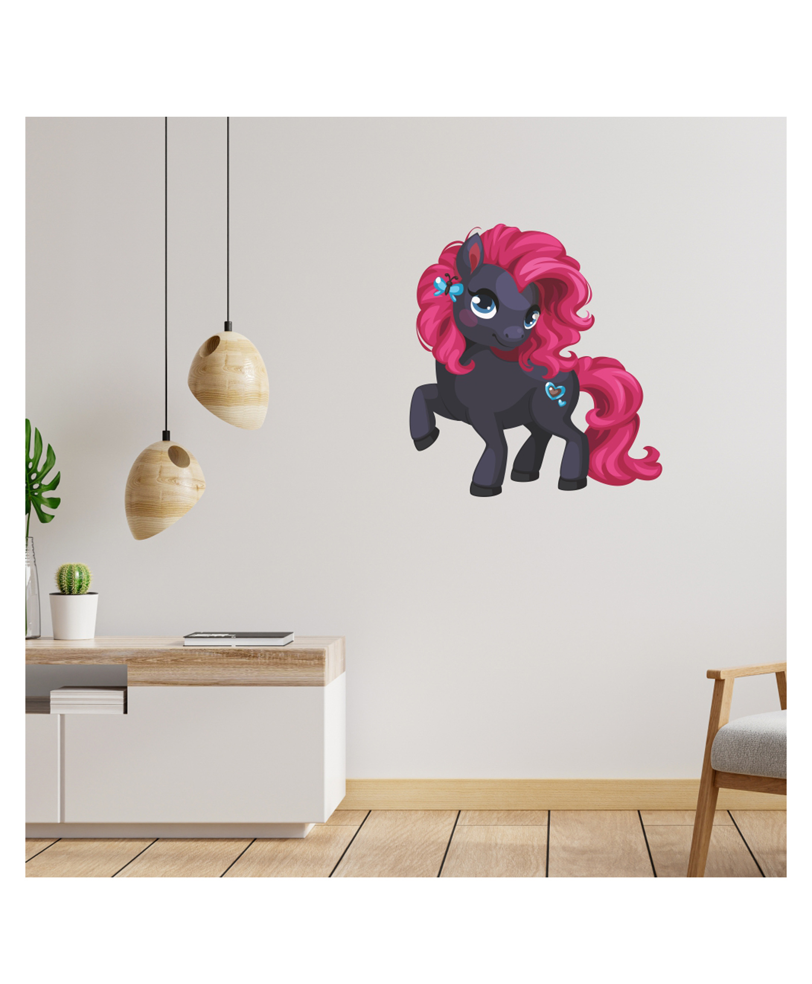 Wallstick Fantasy Animals Beautiful Decorative Vinyl Wallsticker-image-11