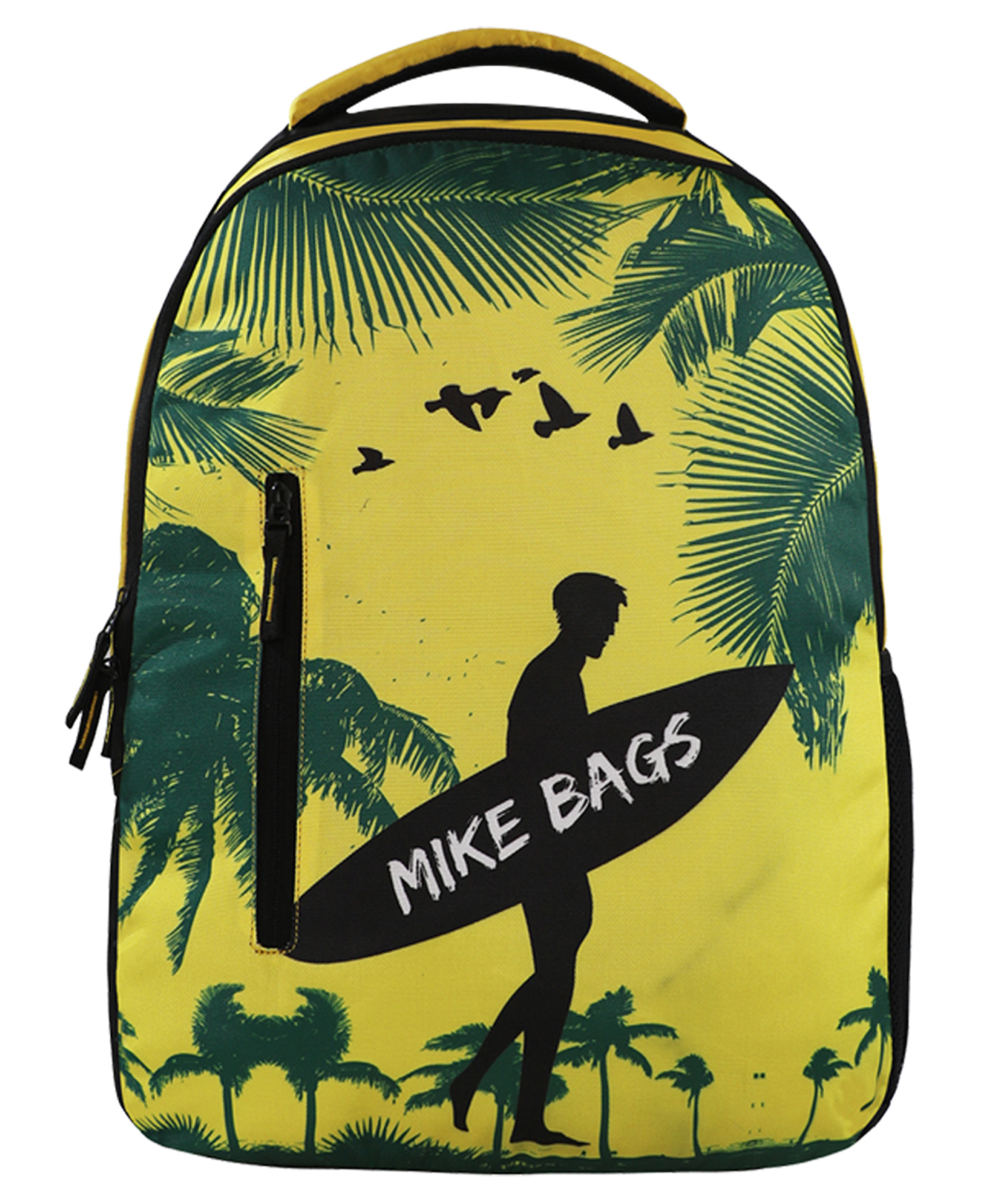Mike Aston Backpack Yellow - height - 18 Inches-image-5