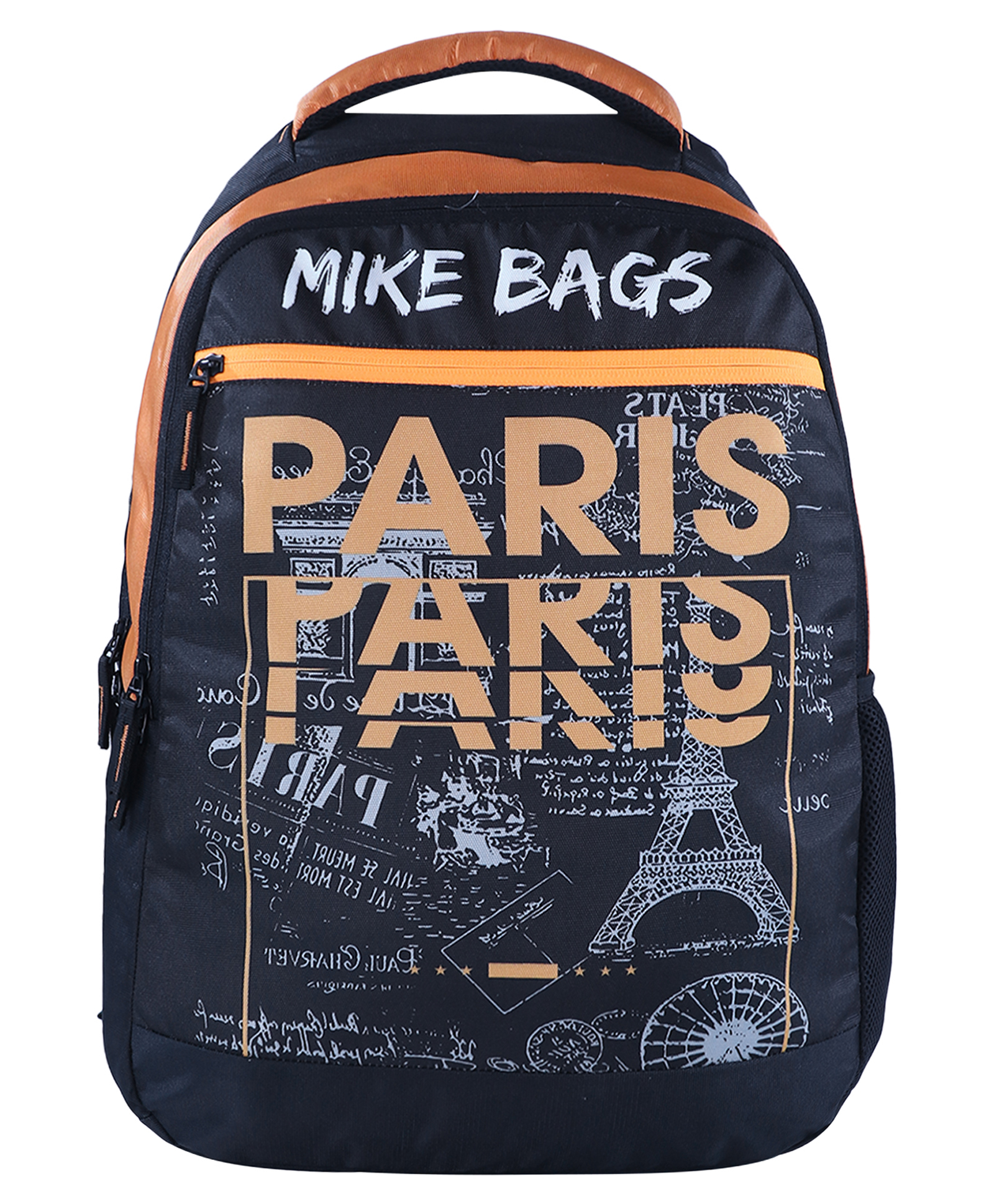 Mike Exquisite Backpack Black - Height - 18 Inches-image-18