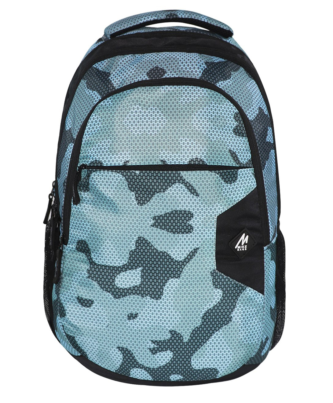 Mike Booster Laptop Backpack- Camo Print Blue - Height 18 Inches-image-16