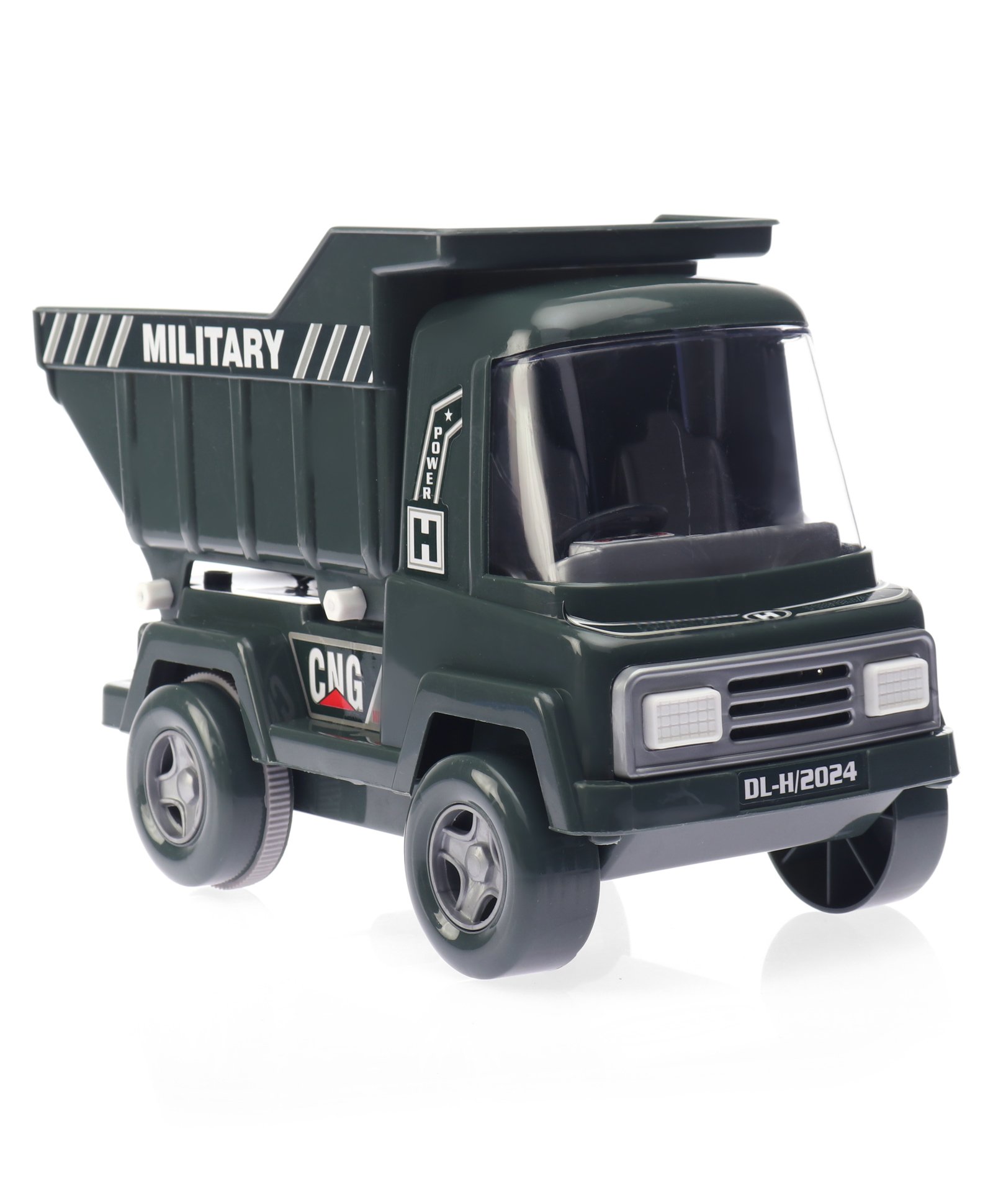 United Agencies Friction Powered  Hindal Military Dumper Toy - Black-picture-19