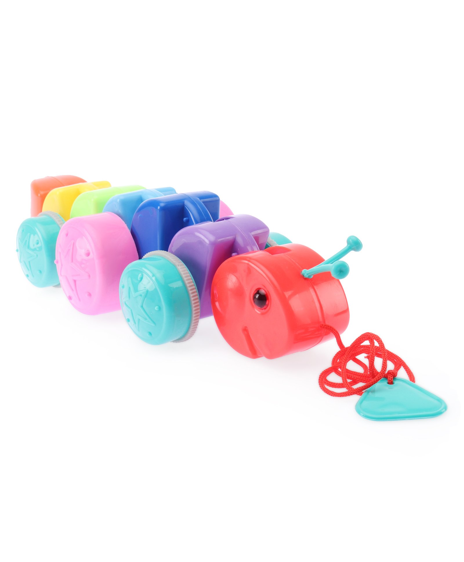 United Agencies  Swirly Pull Along Caterpillar Toy - Multicolor-image-15