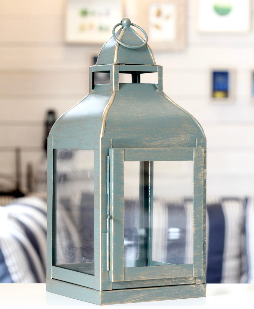 Behoma Miami Lantern, Rustic Green - Large, (Candle/Lights NOT Included)-image-44