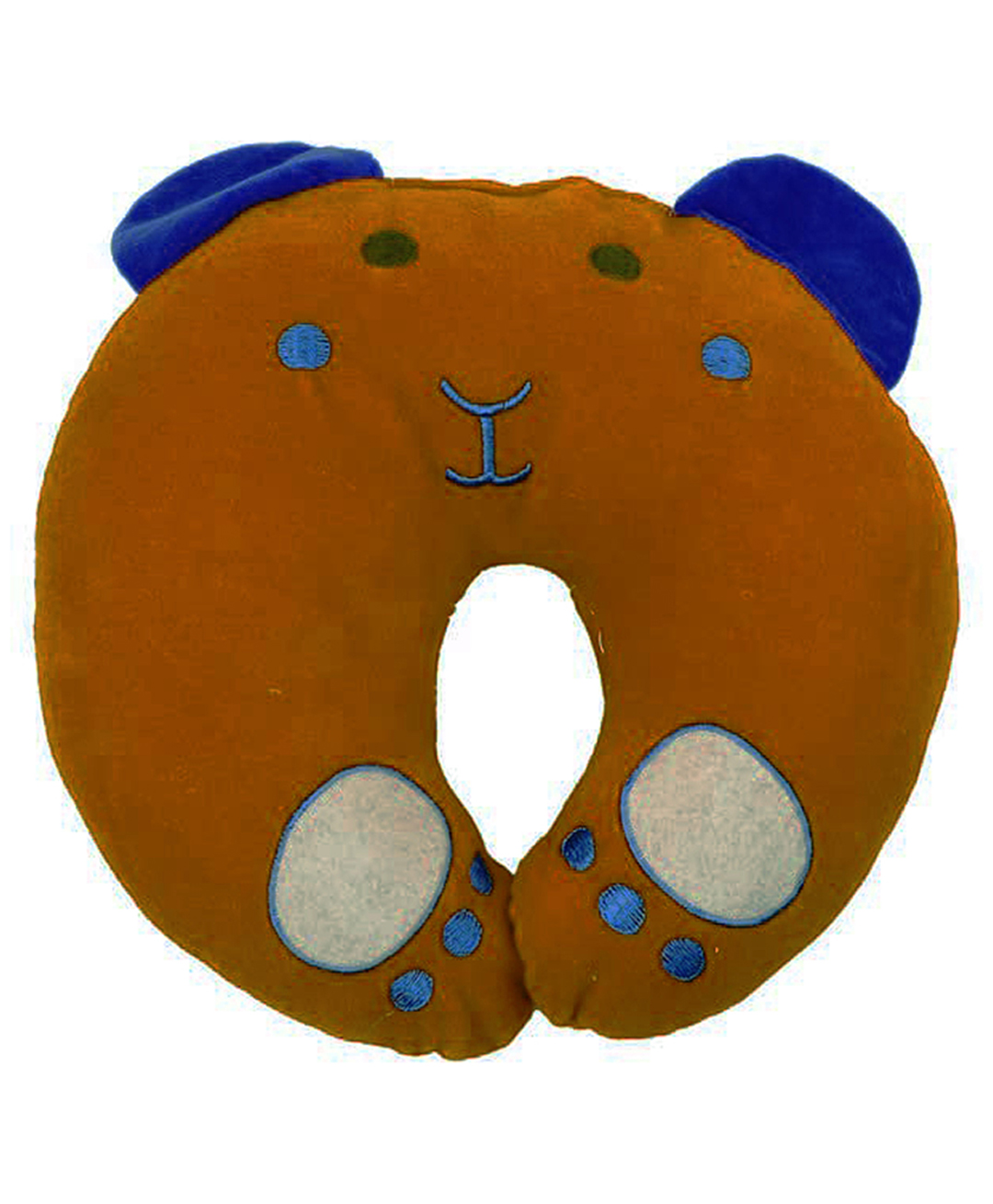 Domenico Baby Soft Neck Support Pillow for Head Shaping Shape Supporter Rat Face Pillow - Brown-picture-18