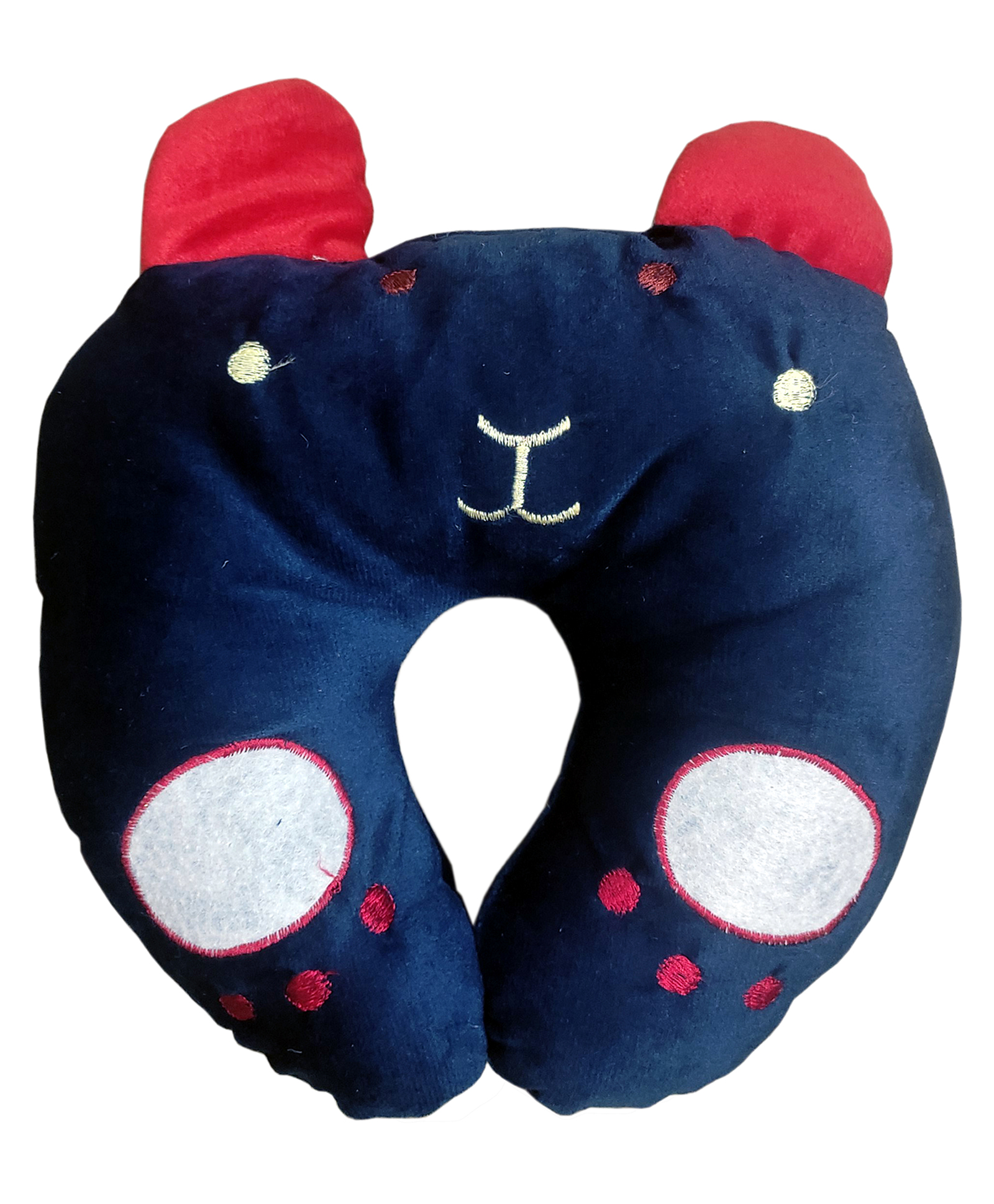Domenico Baby Soft Neck Support Pillow for Head Shaping Shape Supporter Rat Face Pillow - Blue-picture-15