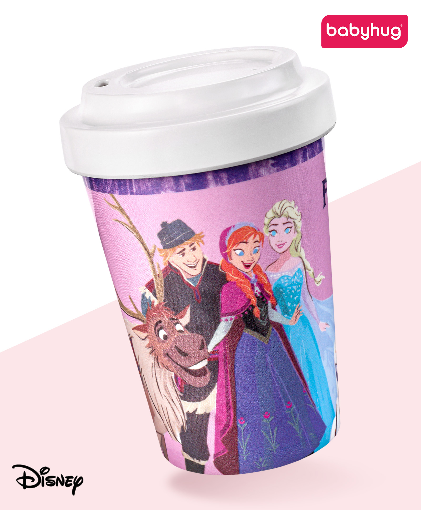 Babyhug Disney Nitro Sipper With Frozen Theme - 350 ml-image-47