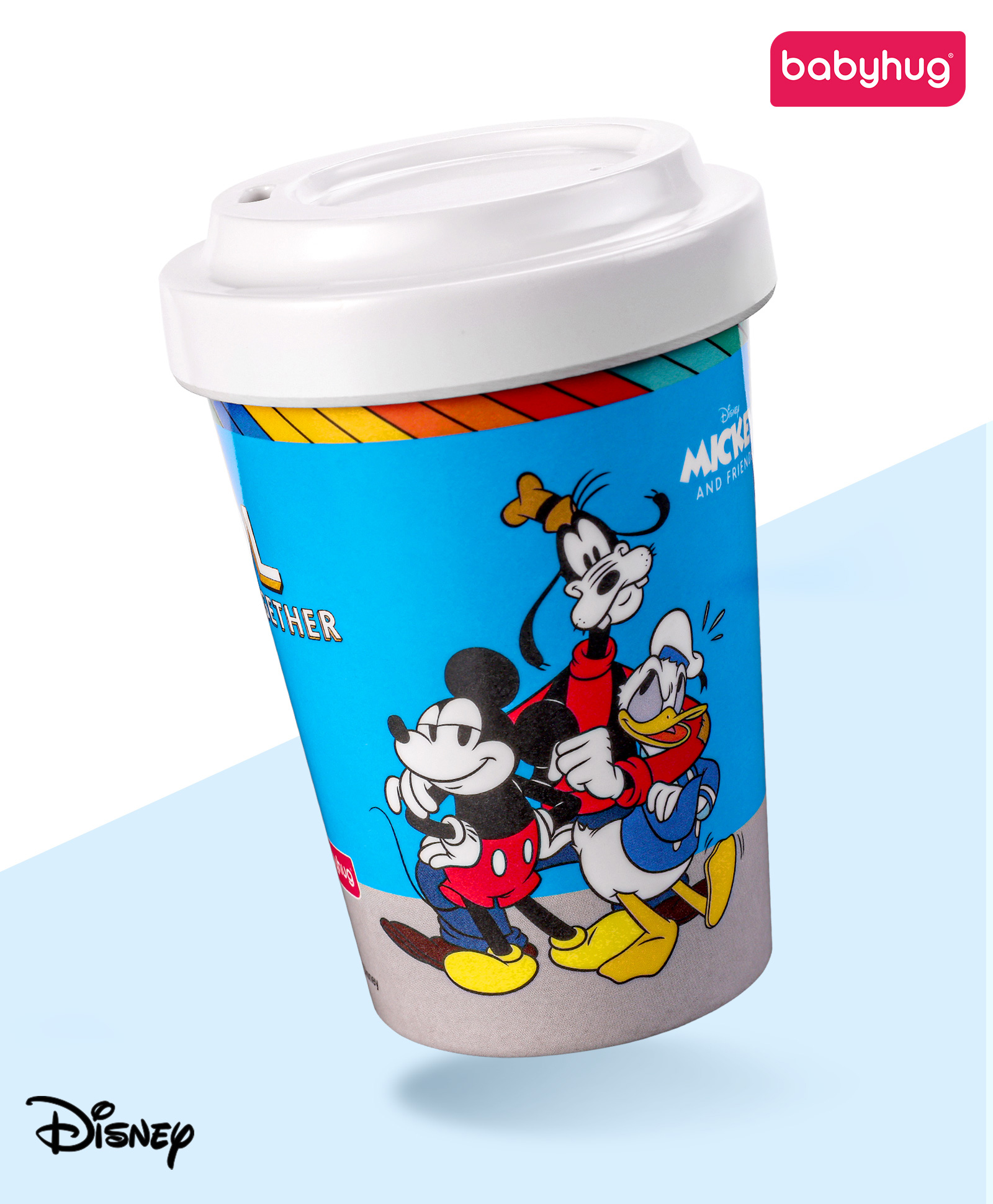 Babyhug Disney Nitro Sipper With Mickey & Friends Theme - 350ml-image-30