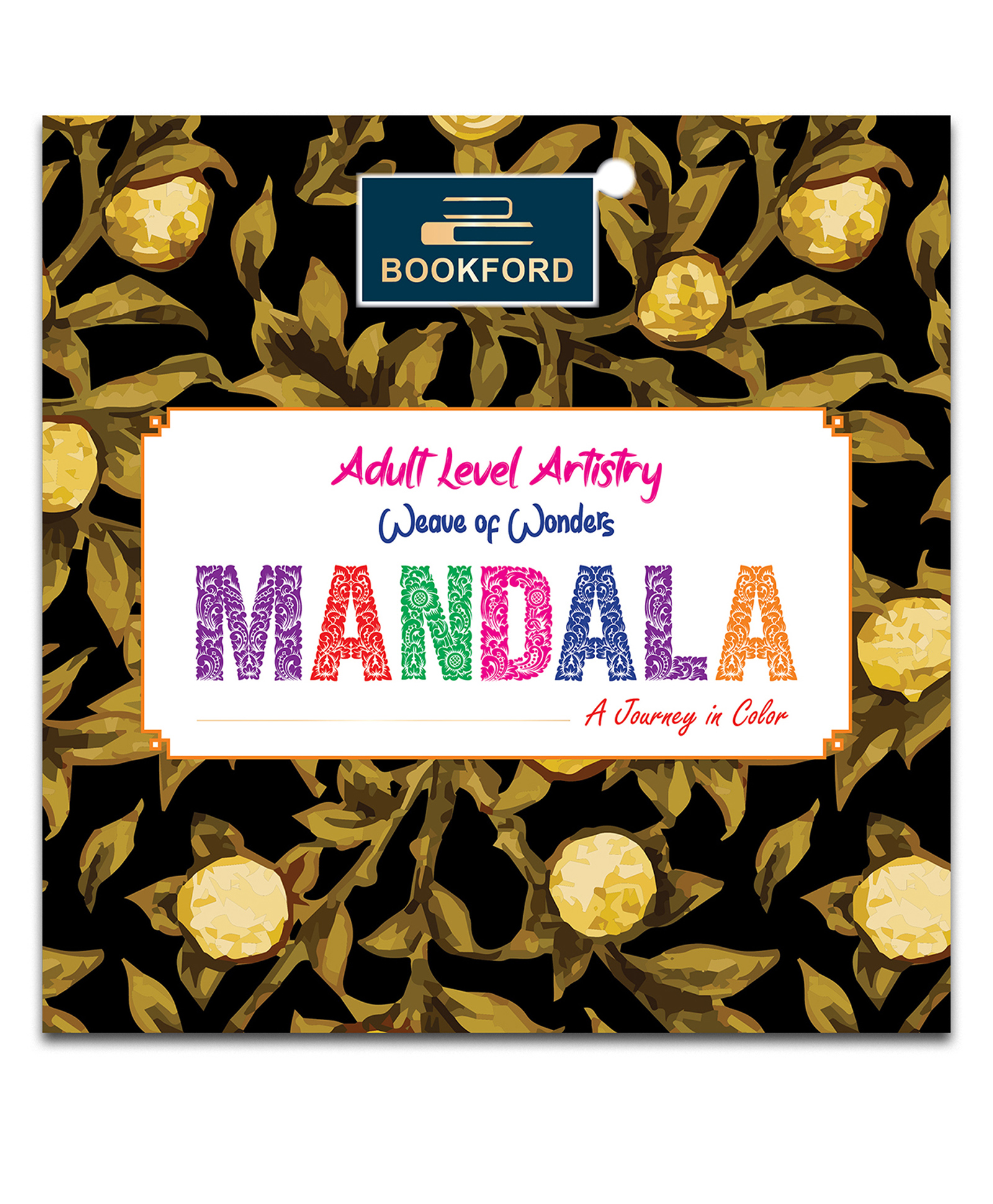 Weave of Wonders Mandala A Journey in Color Adult-Level Artistry Book-image-14