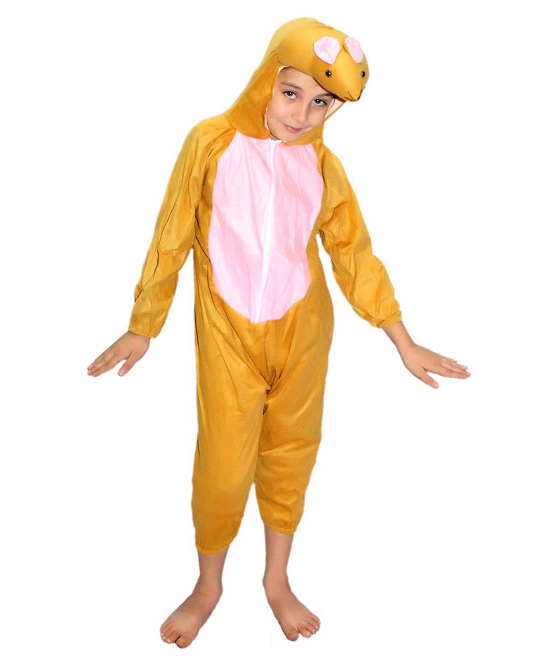 Kaku Fancy Dresses Rat Animal Theme Costume Set - Brown-image-32