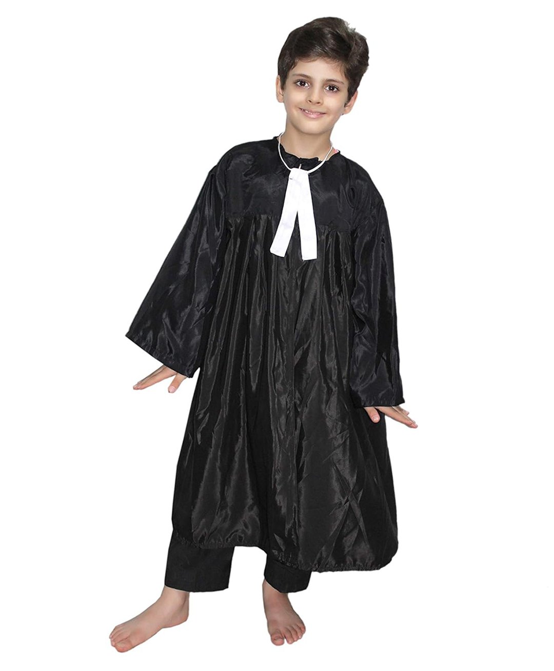 Kaku Fancy Dresses Our Community Helper Lawyer Theme Costume Set - Black-image-17
