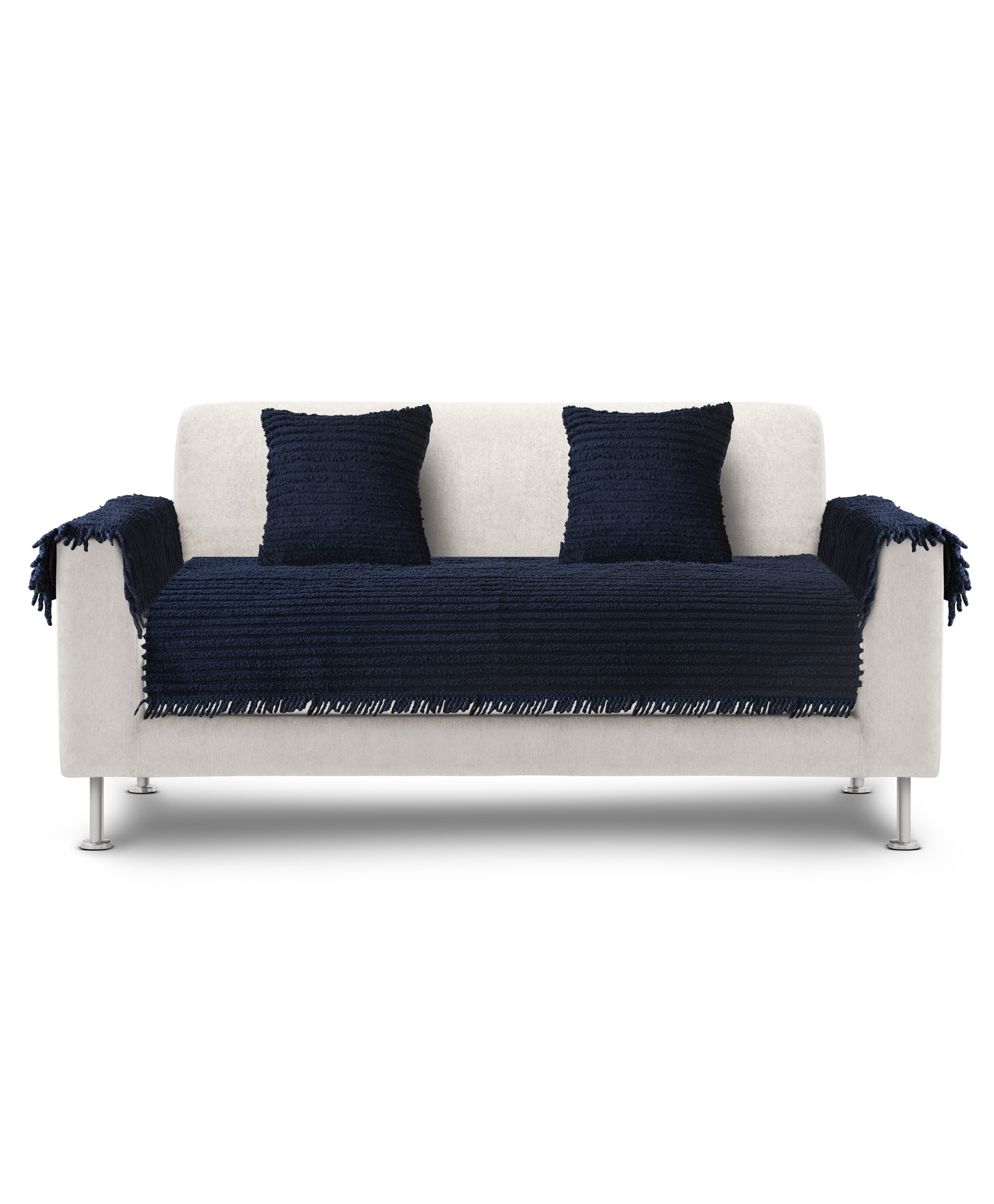 Saral Home AXIS Sofa Cover Set (1 Seat Cover, 2 Cushion Cover, 2 Arm Covers)-picture-11