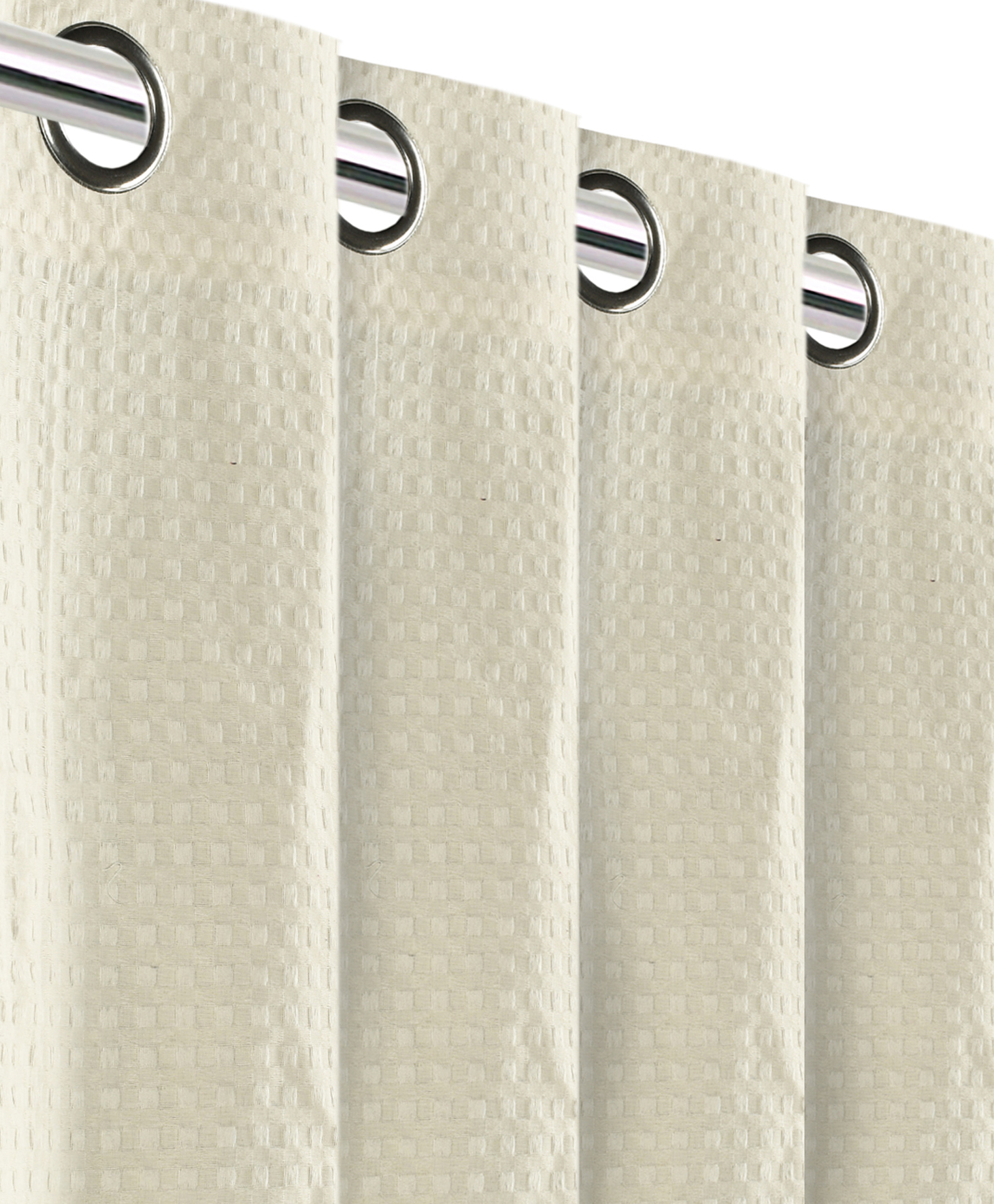 Saral Home IvoryBlackout Door Curtain - (Set of 1, 4x7 Feet)-image-4
