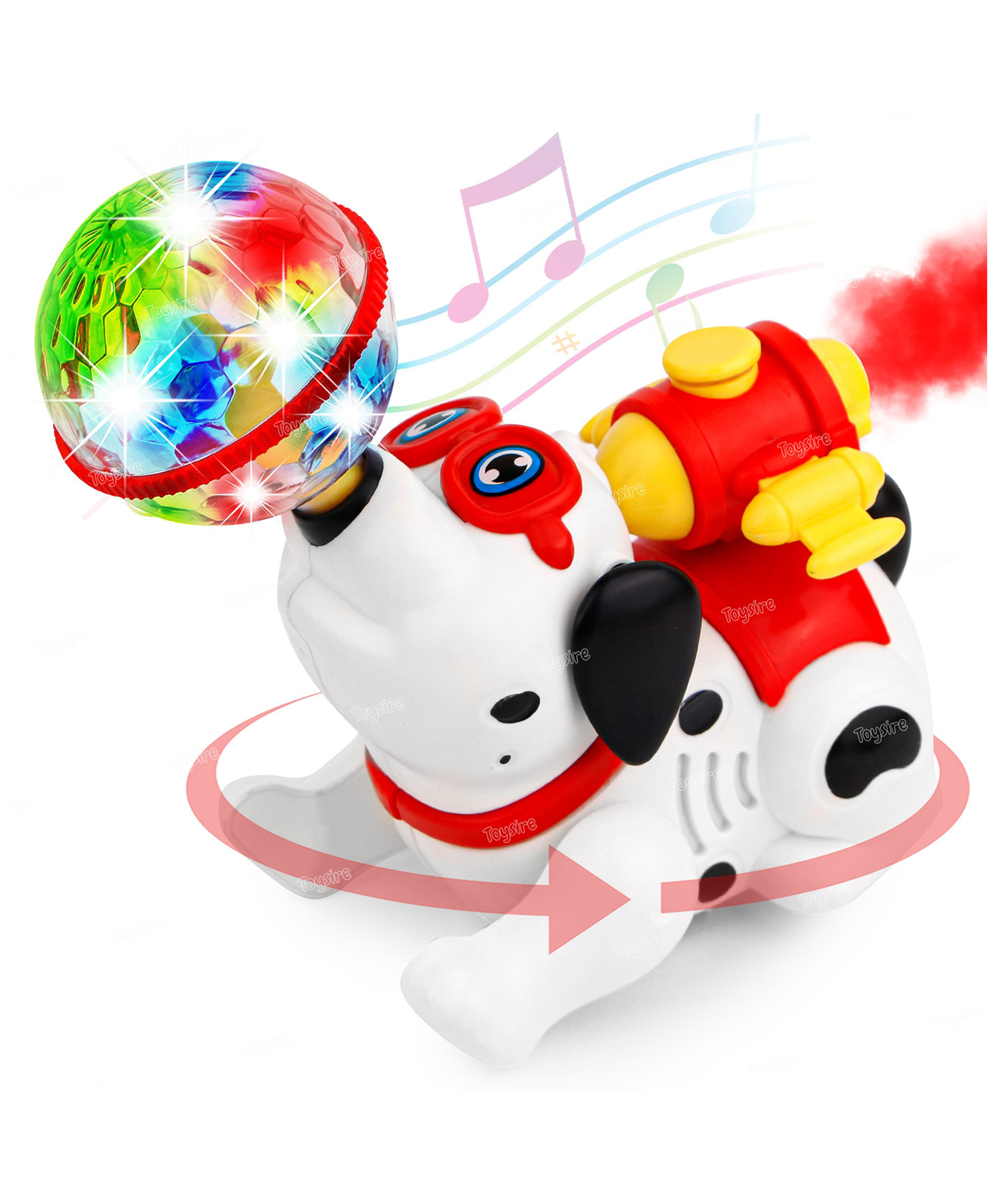 Toysire Musical Toys for Kids Dancing Doll Puppy Dog Mist Spray Effect 360 Degree Rotating Light & Sound Toy for Baby Boys & Girls (Pack of 1)-image-31