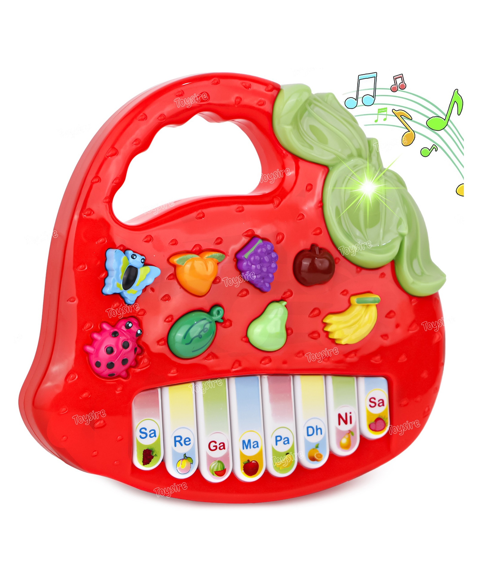Toysire Fruit Music Piano Baby Early Education Children's Toys Electronic Piano(Pack of 1)-image-30