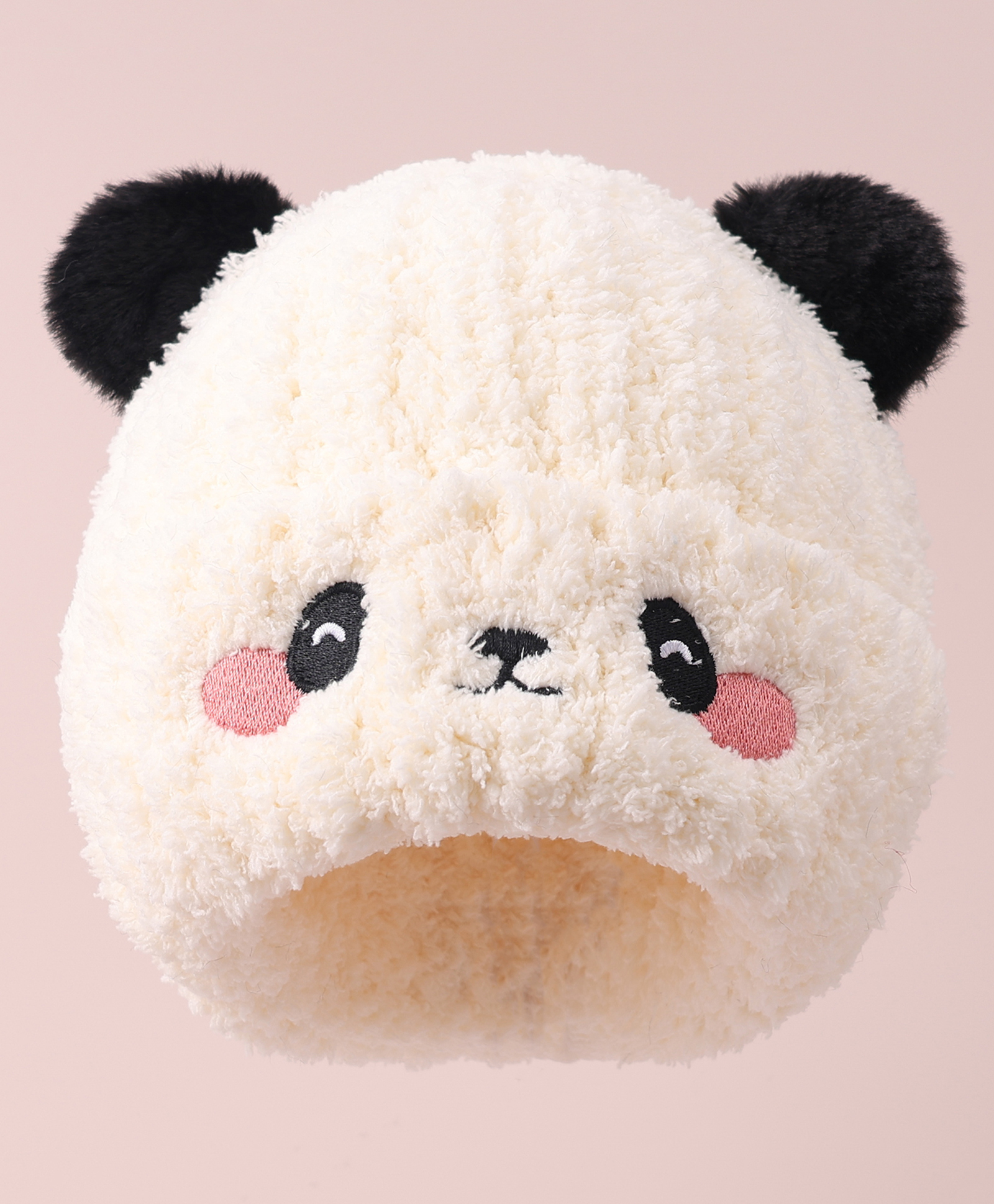 Babyhug Woolen Cap with Applique - White-image-43