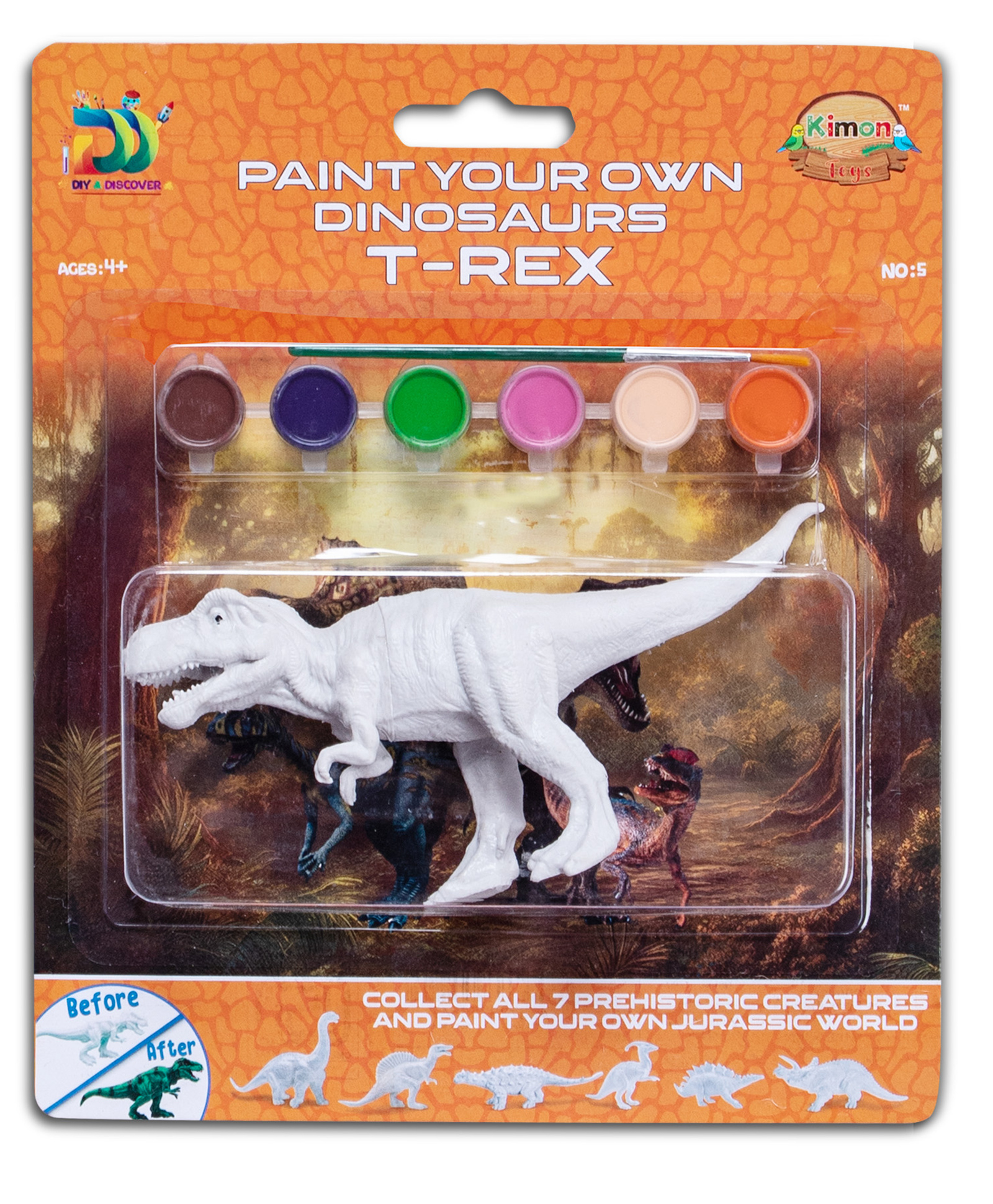 Kimon Toys Paint Your Own 3D Dinosaurs - T-Rex - No. 5-picture-14