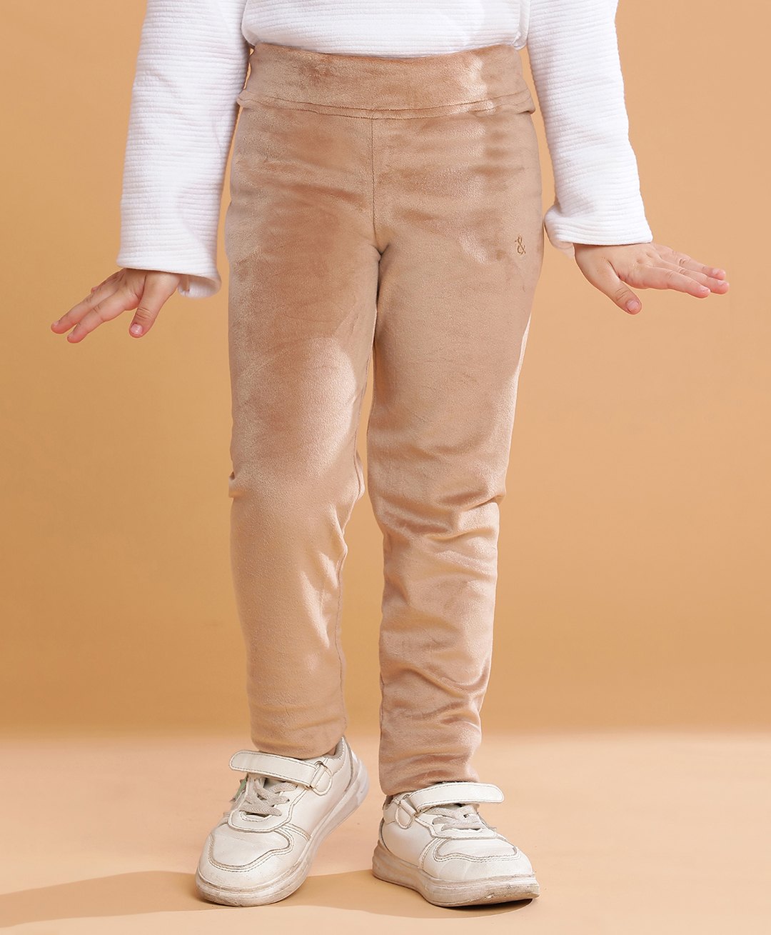 Tales & Stories Solid Leggings - Brown-picture-19
