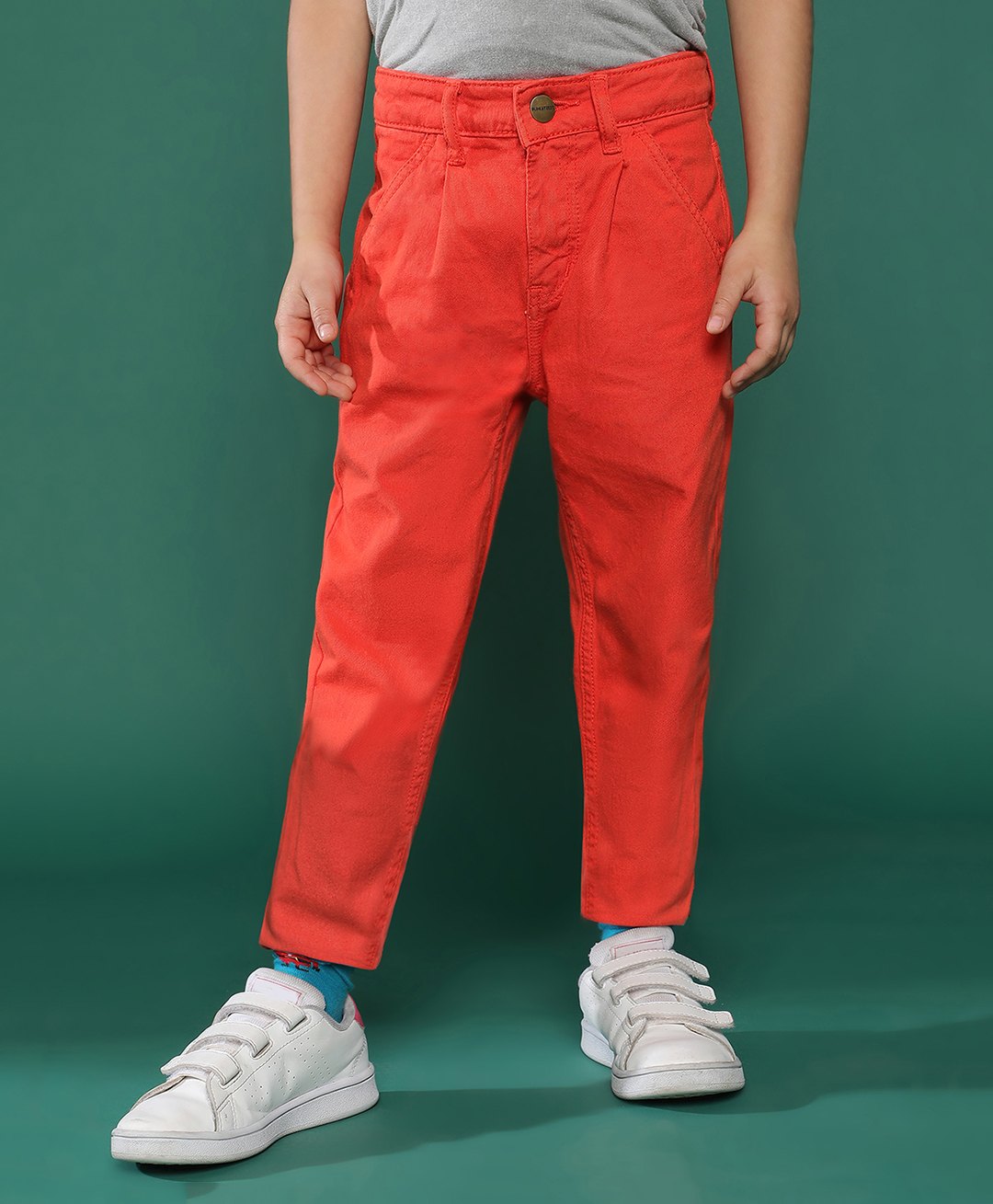 Tales & Stories Solid Trousers - Orange-picture-22