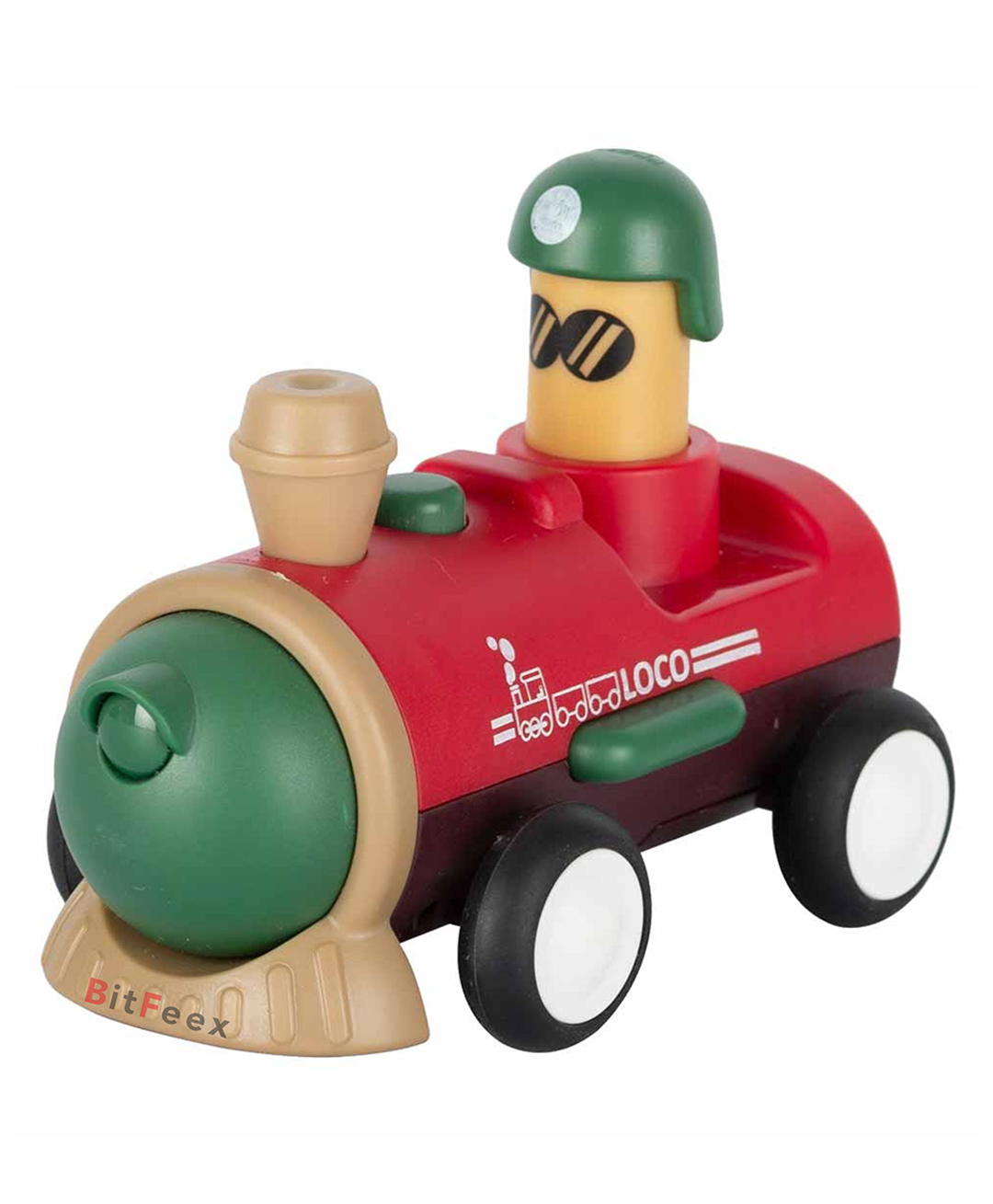 BitFeex Train Kids Toy Top Gear Push Go Toy Friction Powered Vehicle Toy for Boys Girls-(Color May vary, Pack of 1 Pcs)-image-34