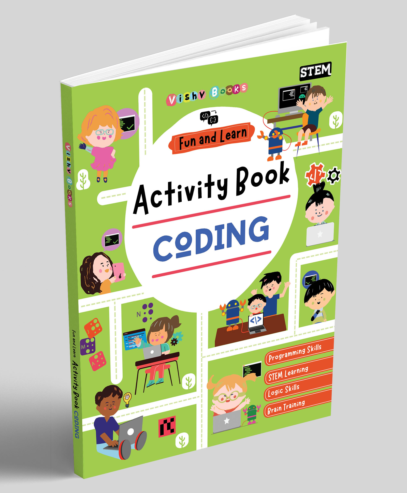 Fun And Learn Activity Book Coding - English-image-4