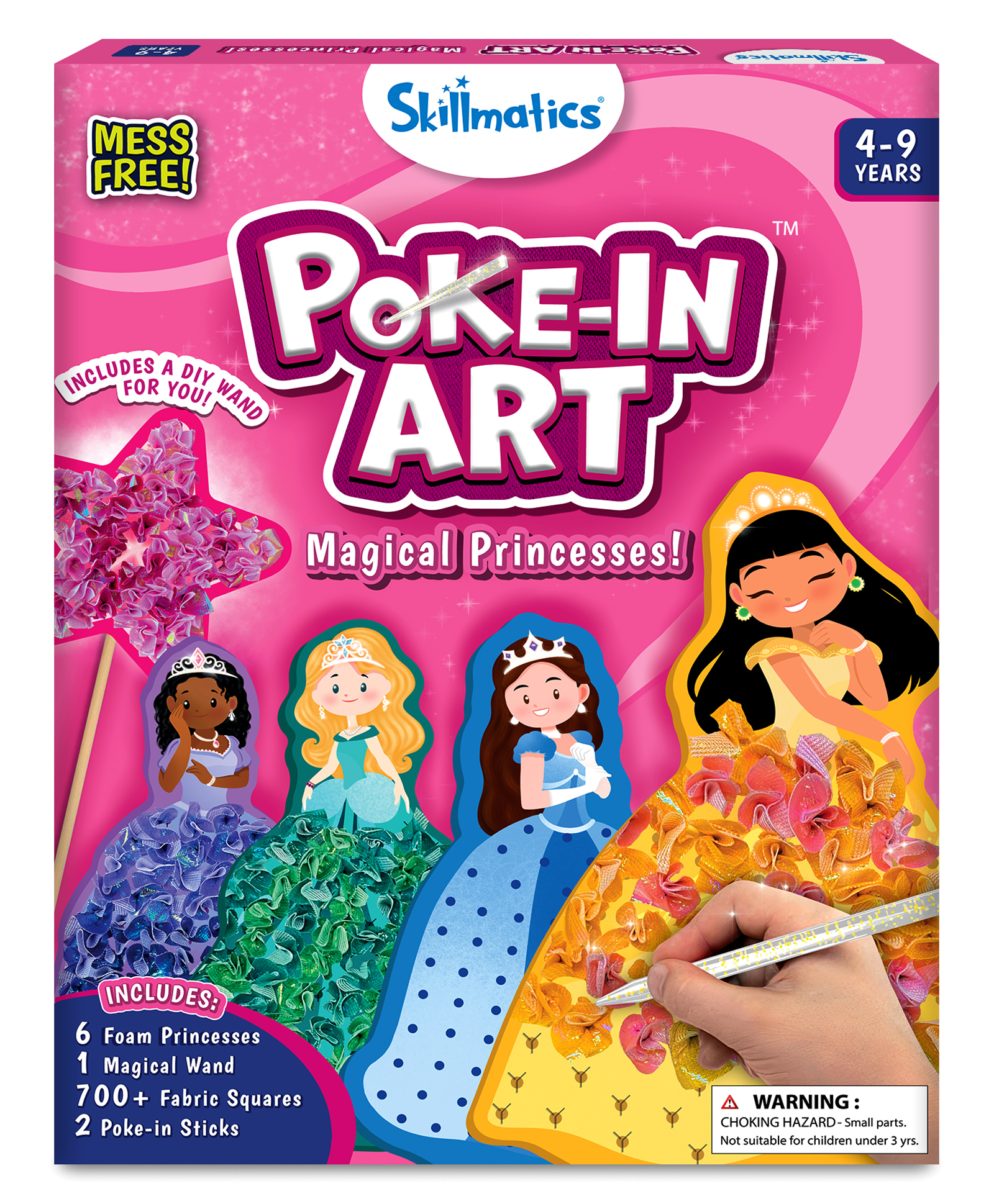 Skillmatics Art & Craft Activity - Poke-in Art Magical Princesses, Mess-Free Art for Kids, Craft Kits, DIY Activity, Gifts for Girls & Boys Ages 4, 5, 6, 7, 8, 9-picture-20