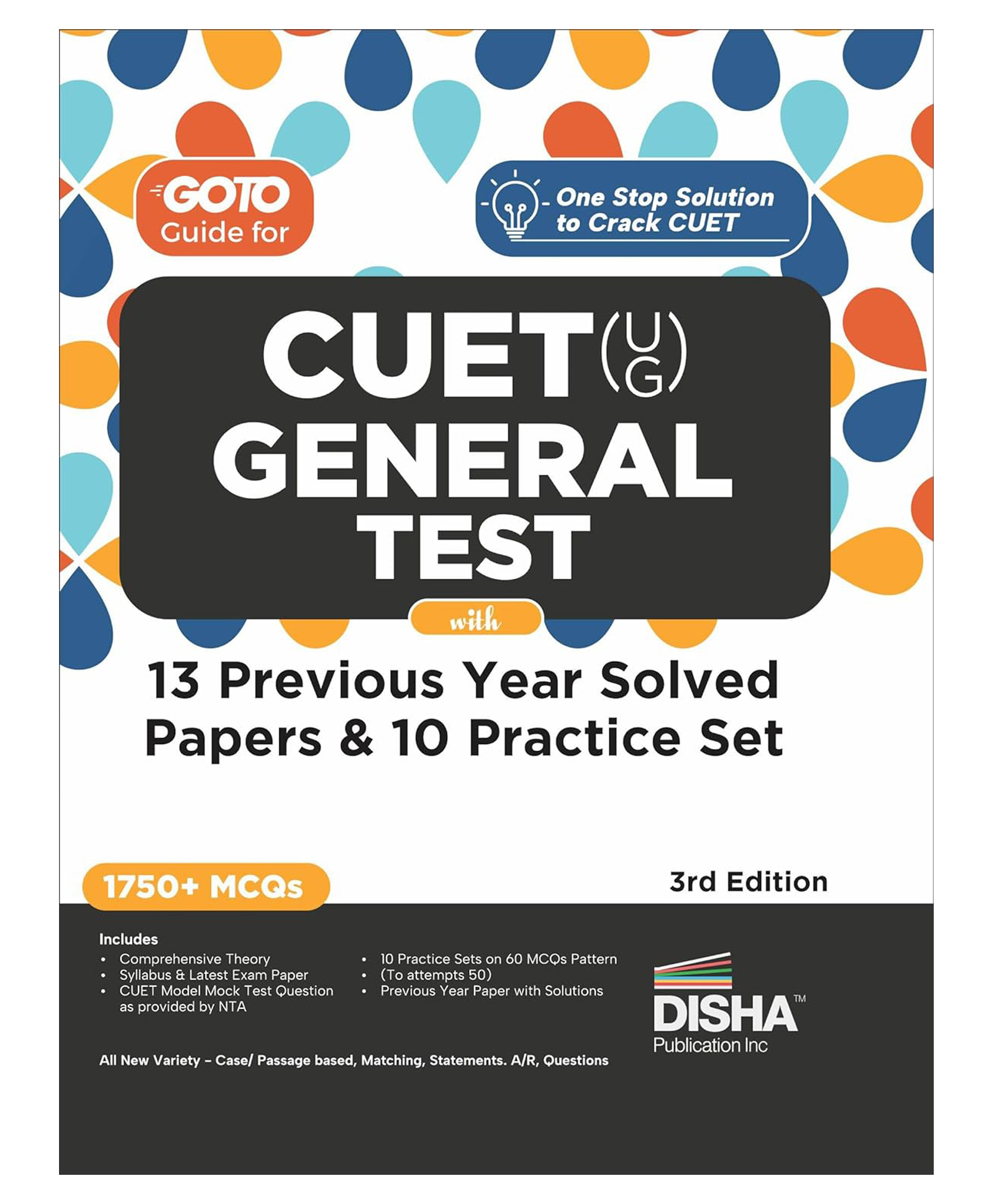 Go To Guide for CUET (UG) General Test with 13 Previous Year Solved Papers & 10 Practice Sets 3rd Edition | NCERT Coverage with PYQs & Practice Question Bank | MCQs, AR, MSQs & Passage based Questions Disha Experts-image-13