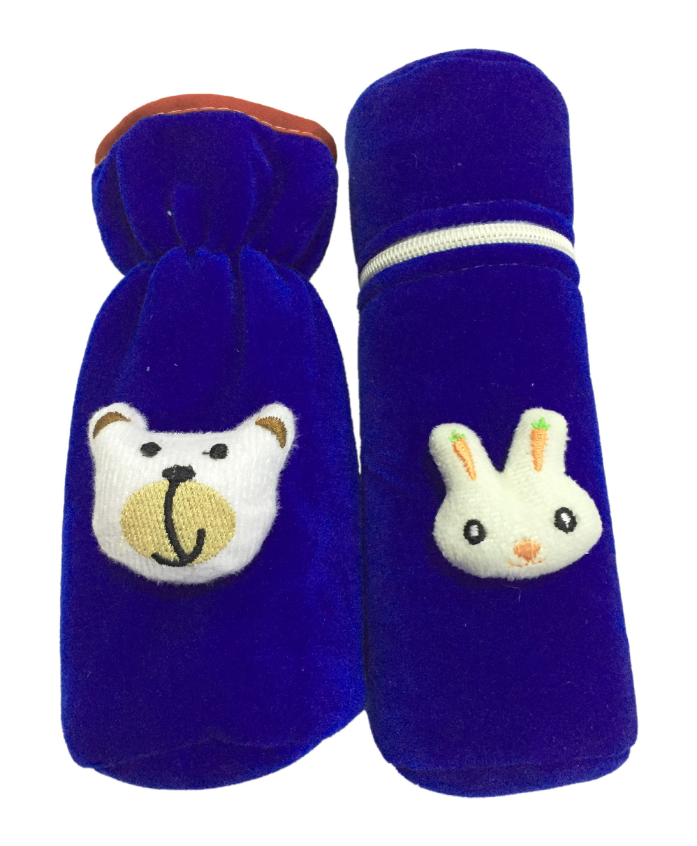 Chinmay Kids Velvet Bottle Covers for Feeding Bottles with Cute Animal Cartoon Popup, 240ml-image-21