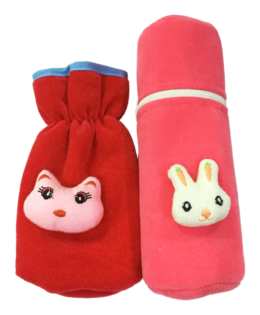 Chinmay Kids Velvet Bottle Covers for Feeding Bottles with Cute Animal Cartoon Popup, 240ml-image-20