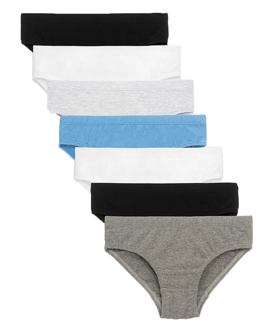 Charm n Cherish Pack Of 7 Solid Briefs - Multi Colour-picture-18