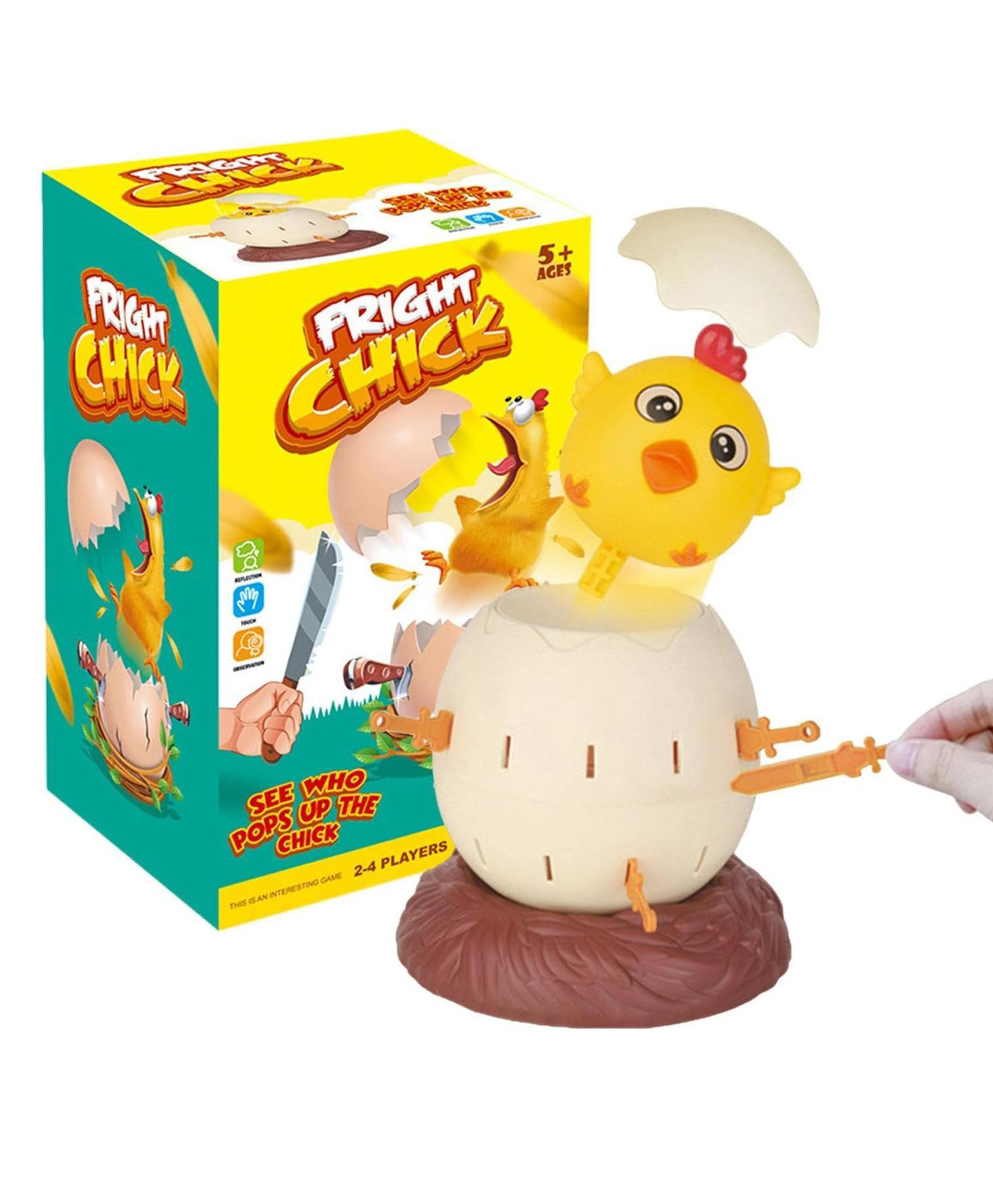 AKN TOYS Chick Board Game for Family and Kids - Chick Roulette Appears Cute Egg and Chick Game Toy for Family Board Game - COLOR MAY VARY-picture-19