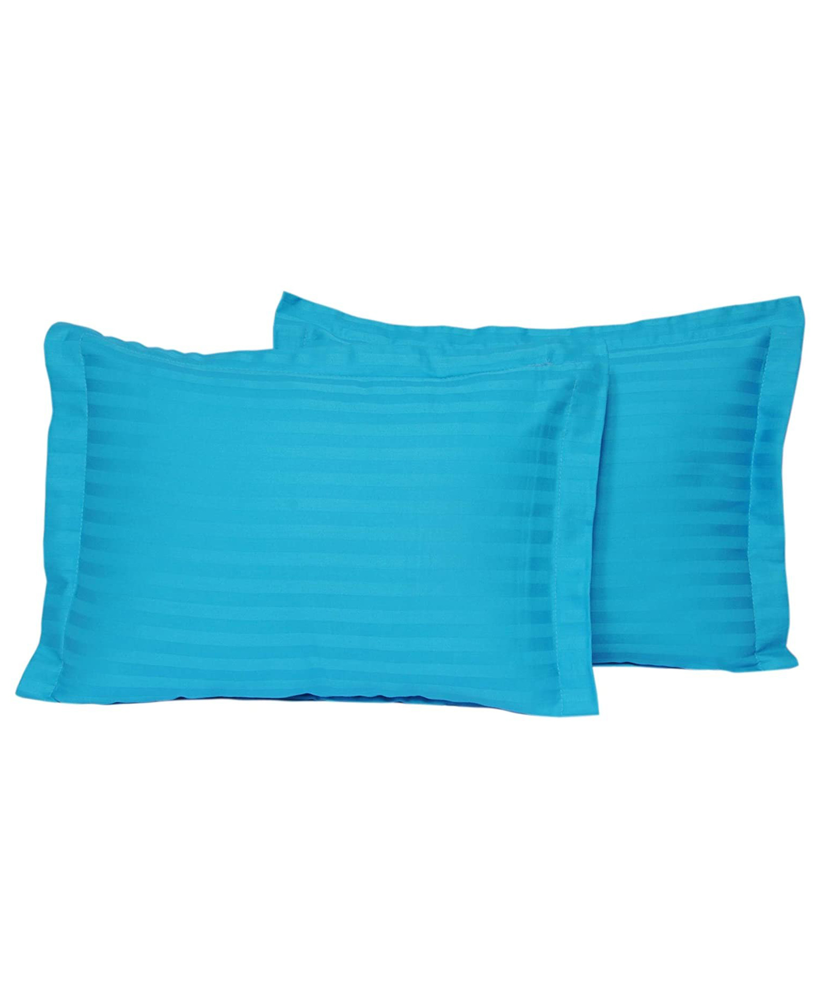 Trance Home Linen 100% Cotton Baby Pillow Covers Set of 2 - Aqua Turquoise Blue-picture-25
