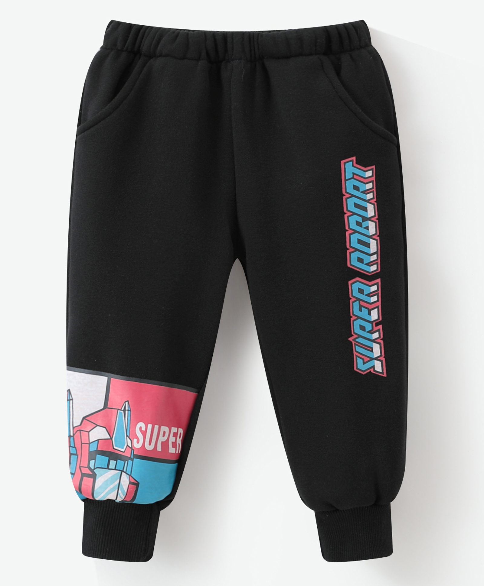 Kookie Kids Full Length Lounge Pant with Text Print - Black-picture-25
