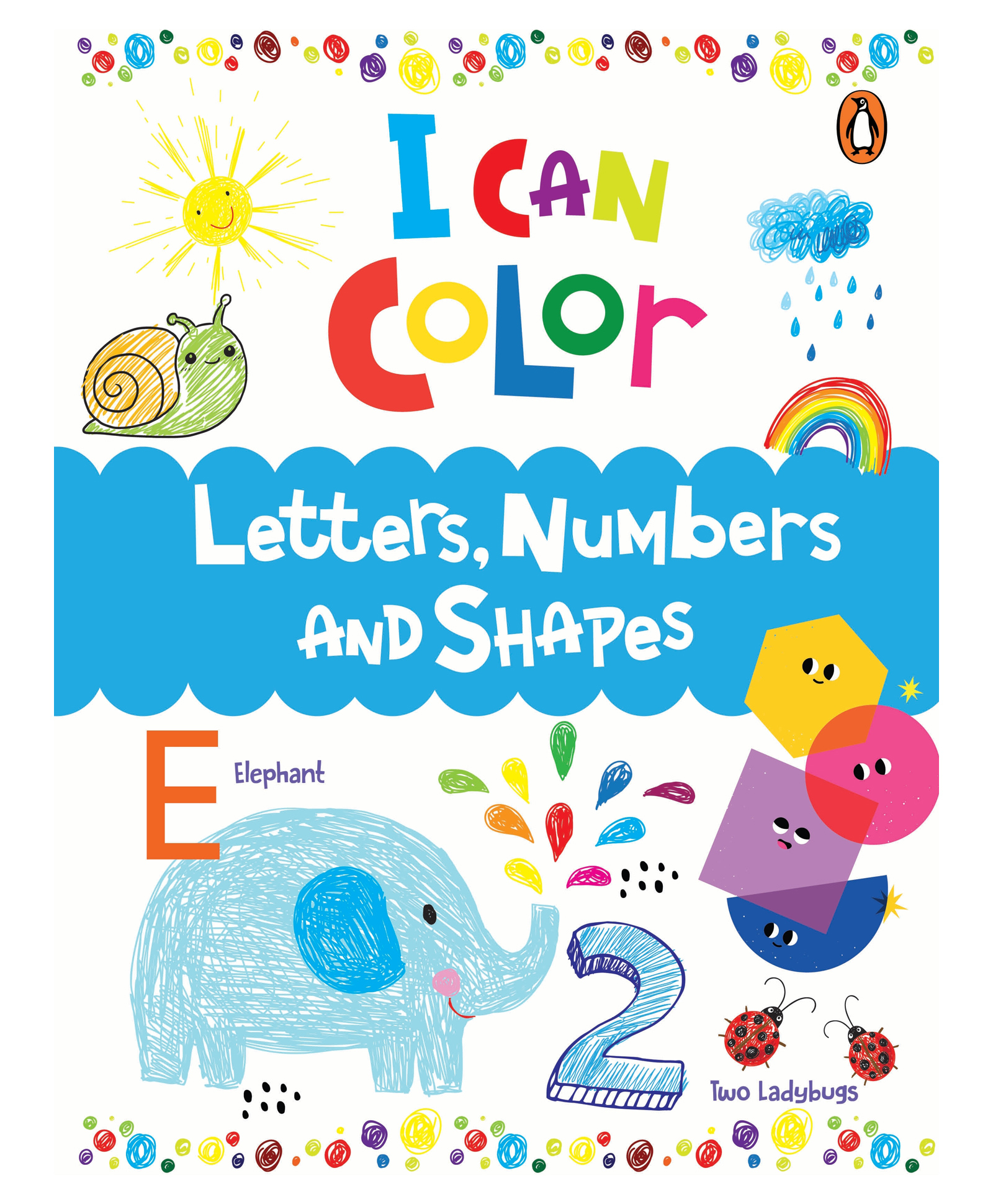 I Can Color: Letters Numbers & Shapes Coloring Book - English-image-40