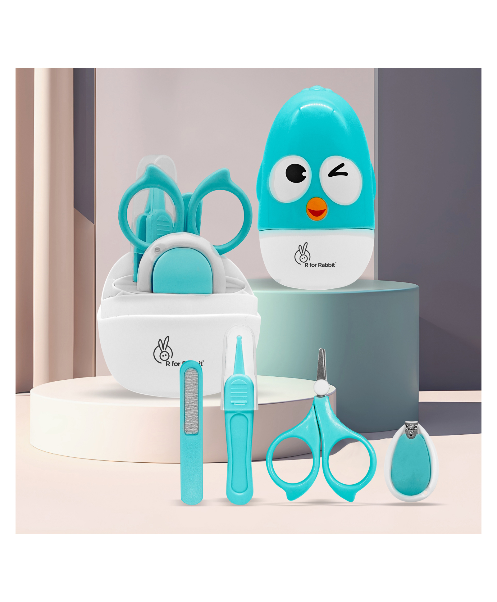 R for Rabbit Stylo Tweety New Born Grooming Kit -Blue-picture-19