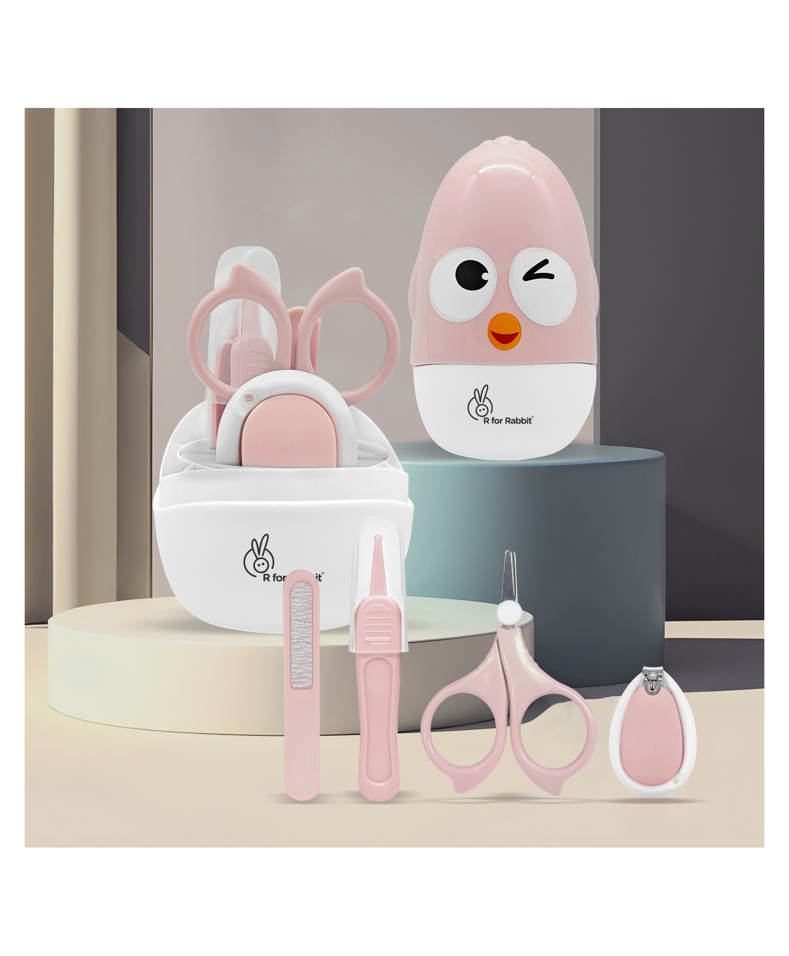 R for Rabbit Stylo Tweety New Born Grooming Kit -Pink-picture-47