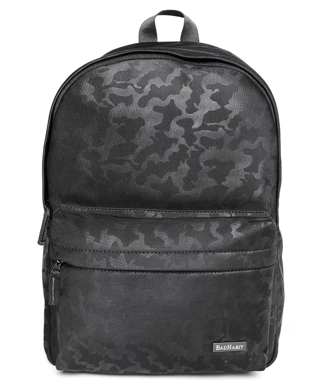 BAD HABIT Unisex Black Printed Laptop Backpack-image-9