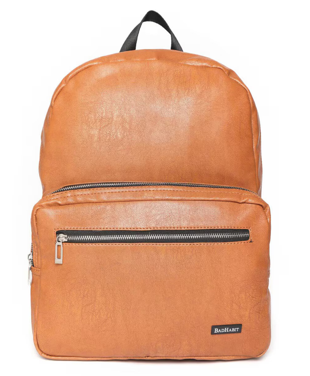 BAD HABIT Tan Brown Backpack - Stylish and Functional-picture-15