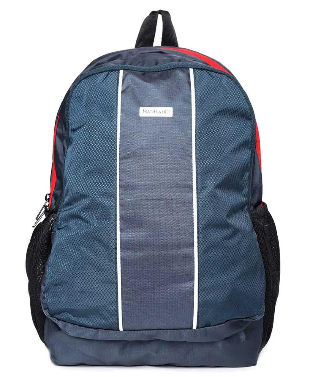 BAD HABIT Navy Blue Textured Backpack - Stylish and Spacious-picture-17