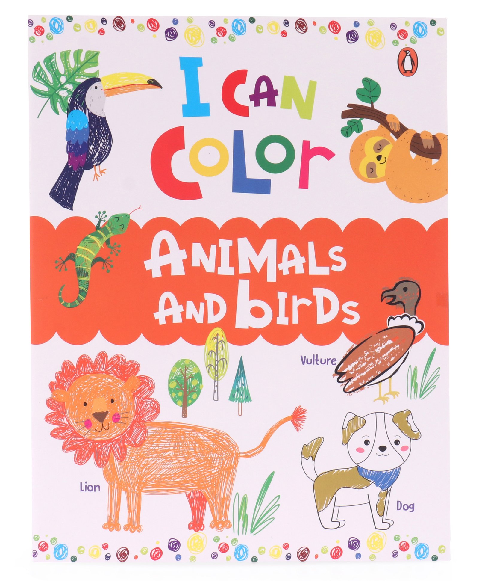 I Can Color Animals and Birds Book - English-image-27