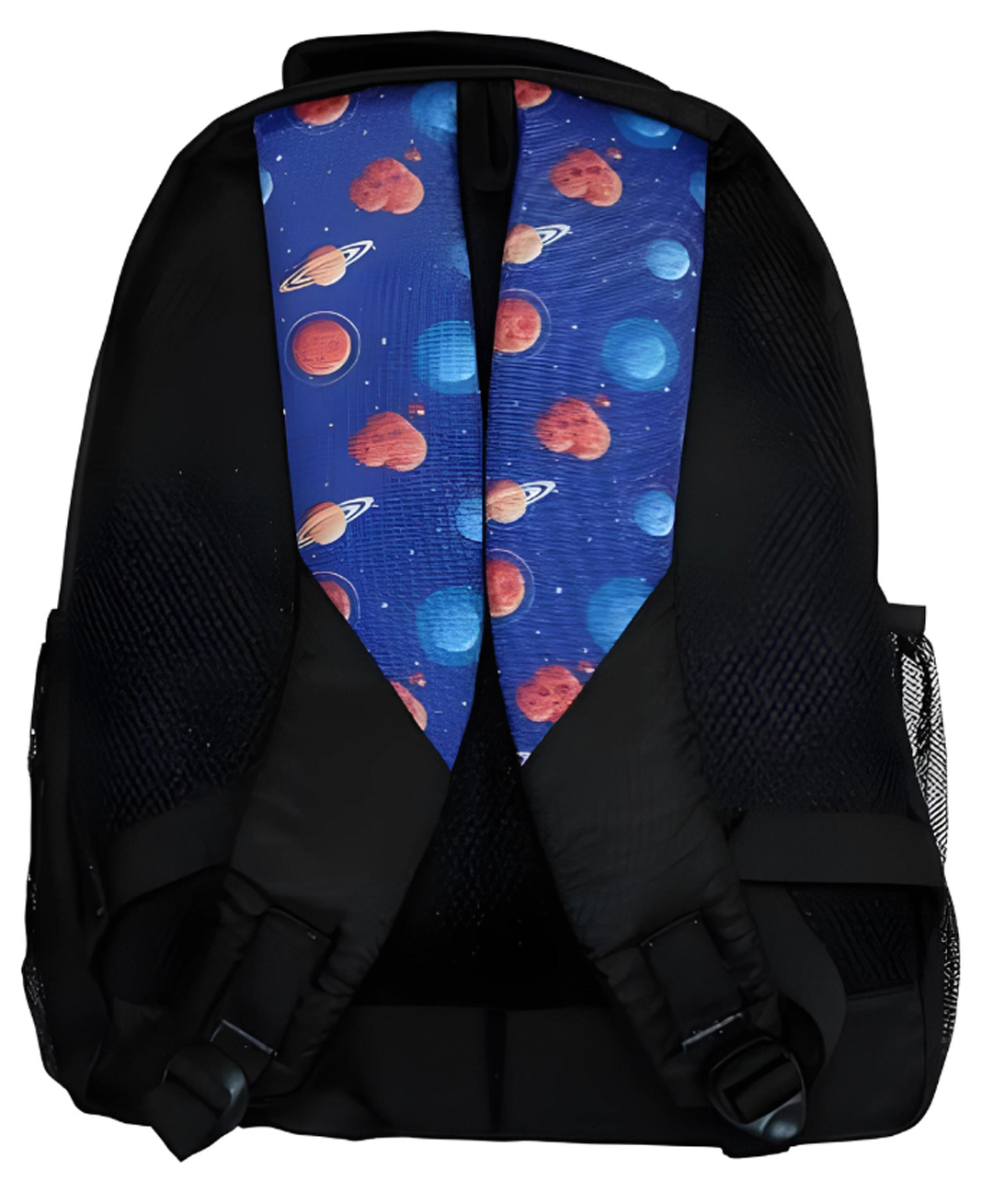 Echo Boomers Rocket Design Print Backpack|17inch - 3 Compartment School Bags for Kids with Zipper Closure - Black-image-40