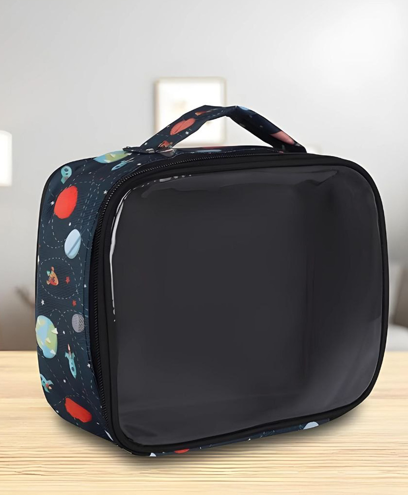Echo Boomers Black Galaxy Box Travel Kit - Insulated Portable Bag with Cosmic Print-picture-27